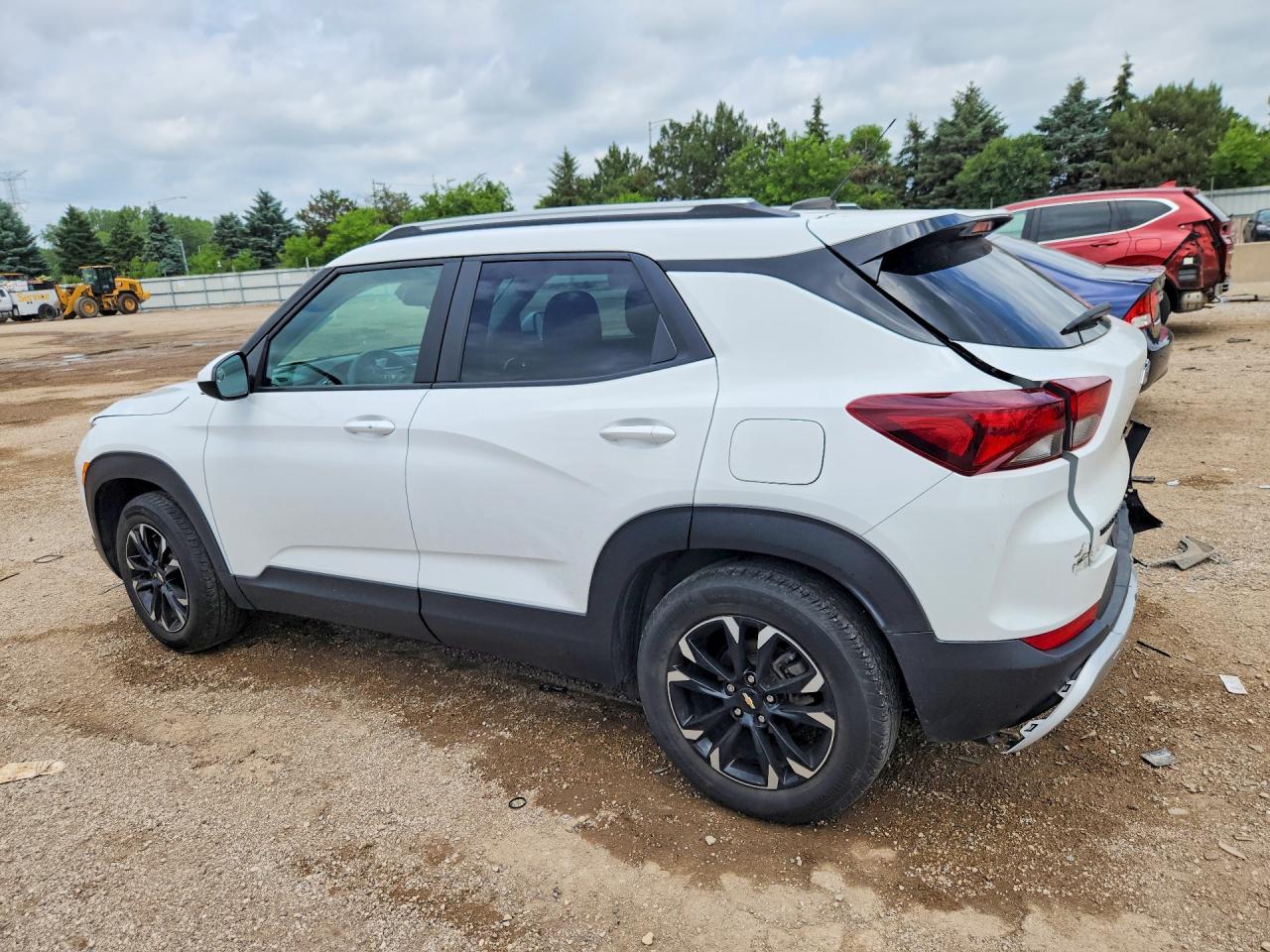 2022 Chevrolet Trailblazer Lt White vin: KL79MPSL0NB032533