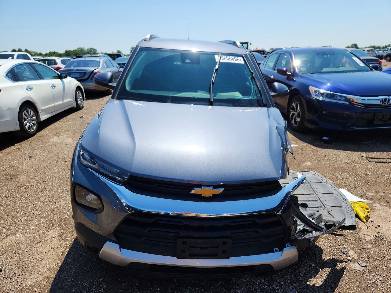 2022 Chevrolet Trailblazer Lt Gray vin: KL79MPSL6NB051443