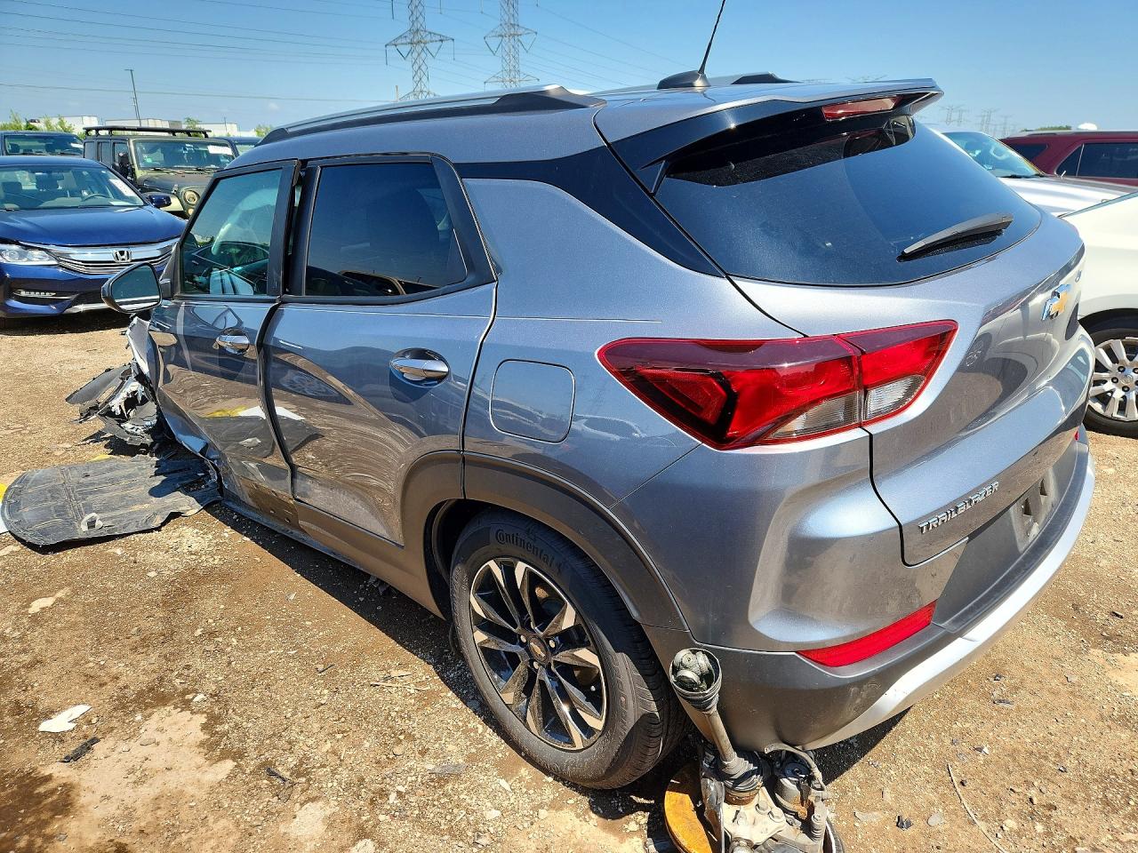 2022 Chevrolet Trailblazer Lt Gray vin: KL79MPSL6NB051443