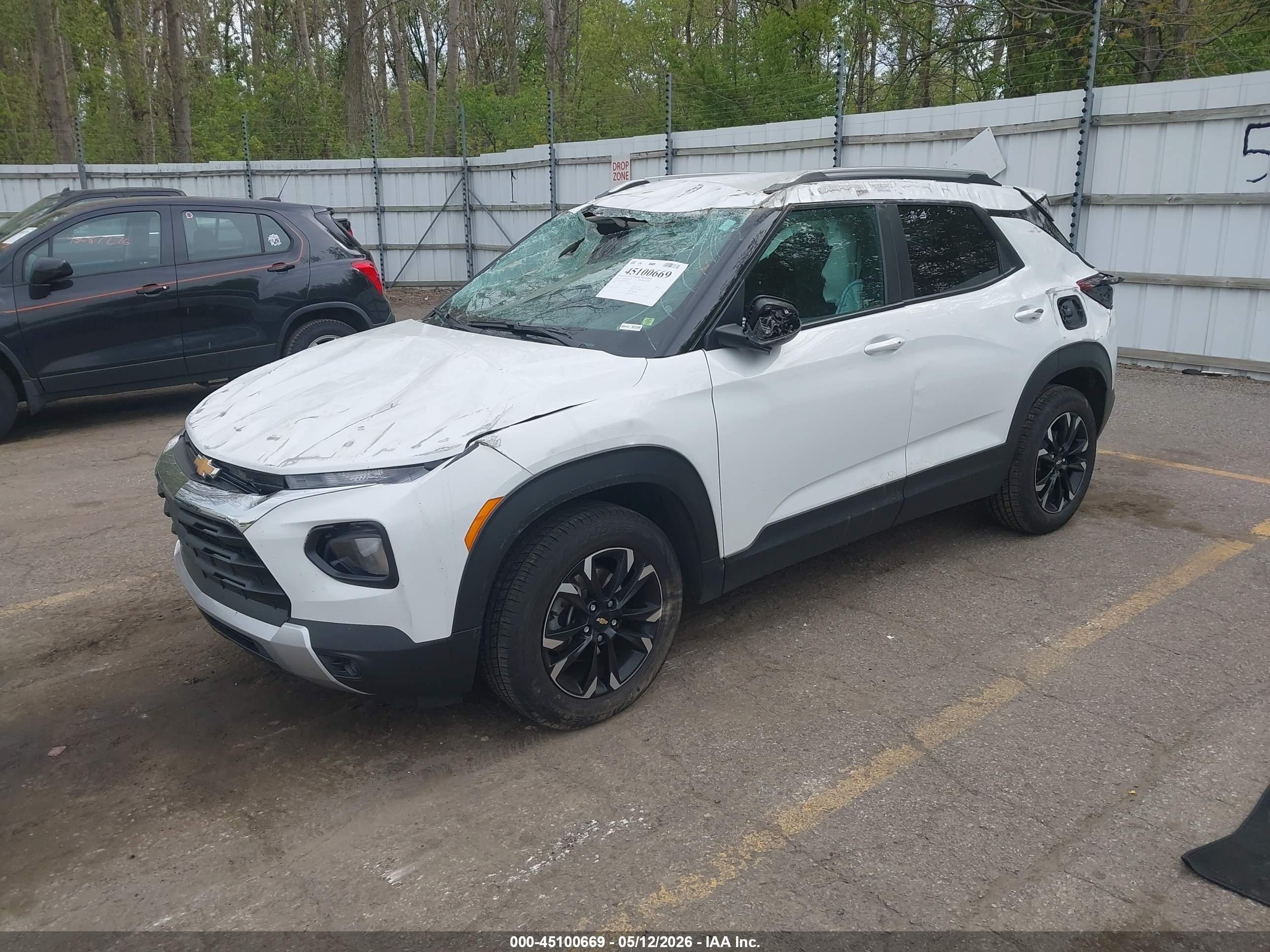 2023 Chevrolet Trailblazer Fwd Lt White vin: KL79MPSL6PB092058