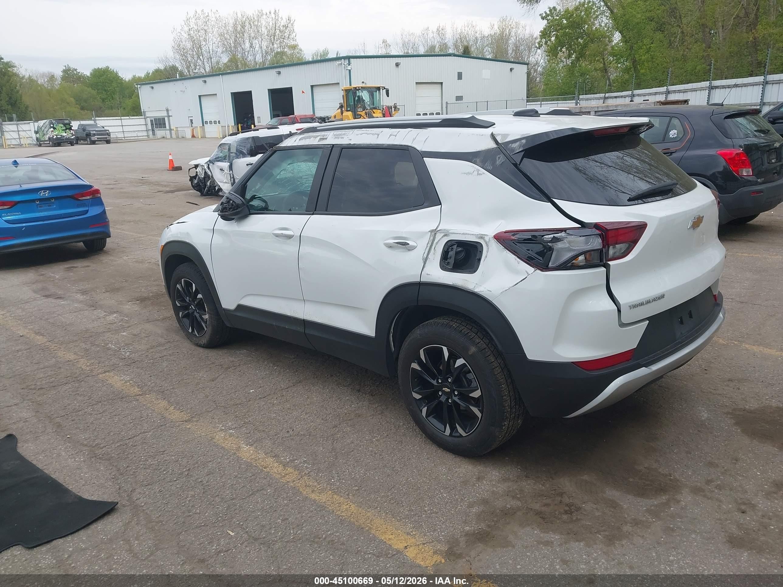 2023 Chevrolet Trailblazer Fwd Lt White vin: KL79MPSL6PB092058