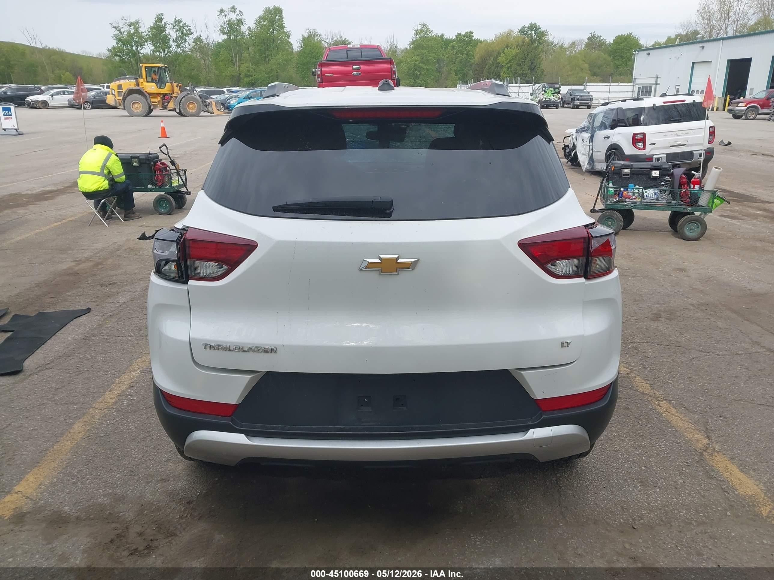 2023 Chevrolet Trailblazer Fwd Lt White vin: KL79MPSL6PB092058