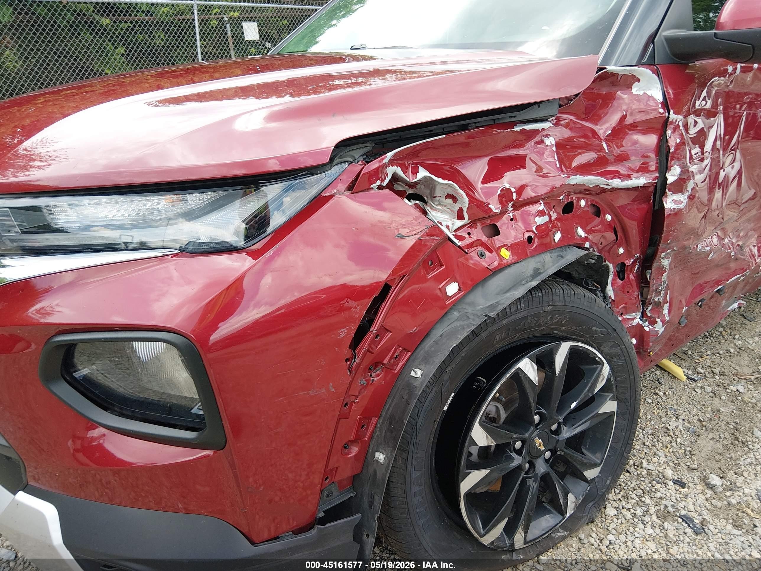 2021 Chevrolet Trailblazer Fwd Lt Red vin: KL79MPSL8MB034934