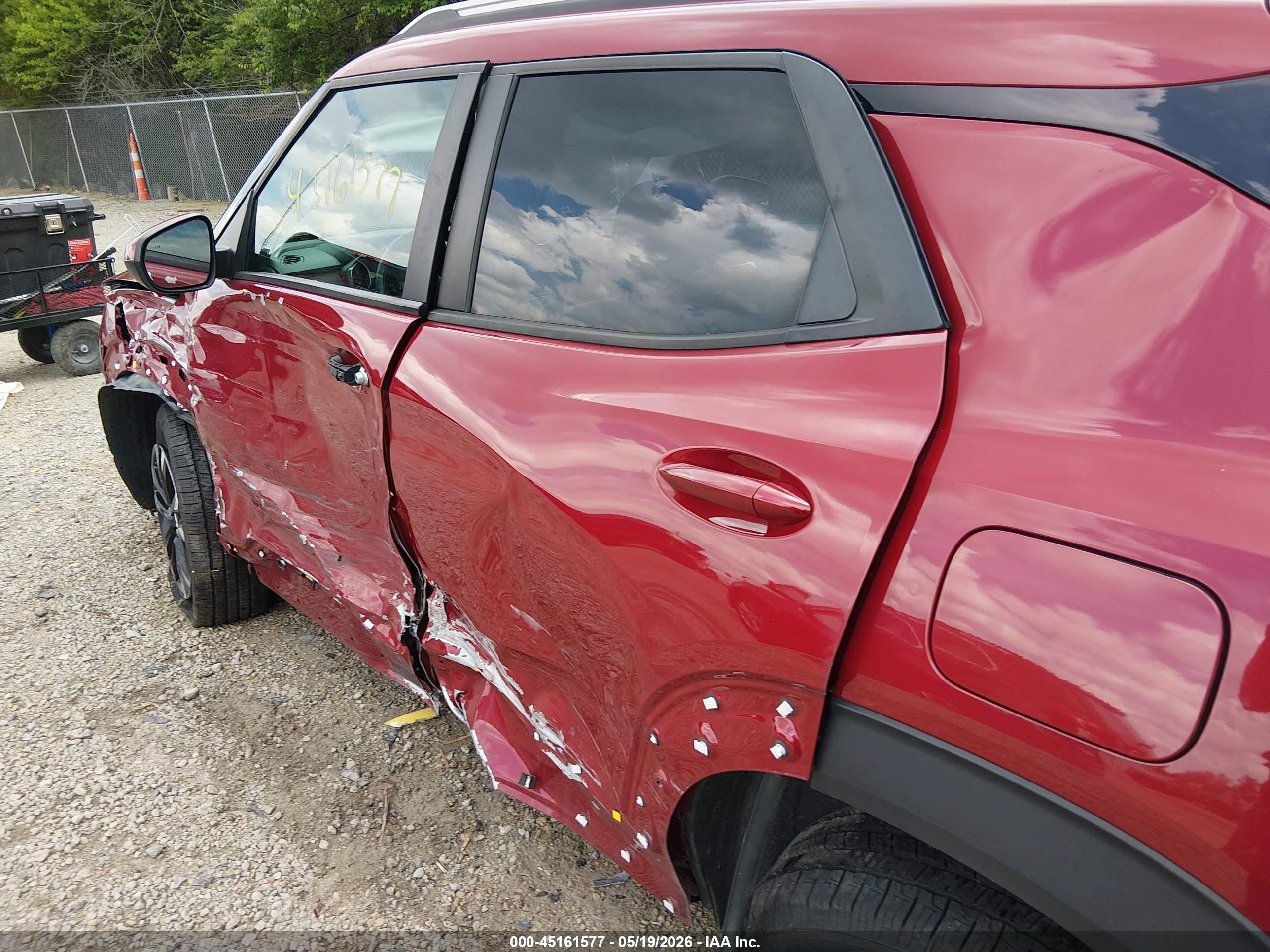 2021 Chevrolet Trailblazer Fwd Lt Red vin: KL79MPSL8MB034934