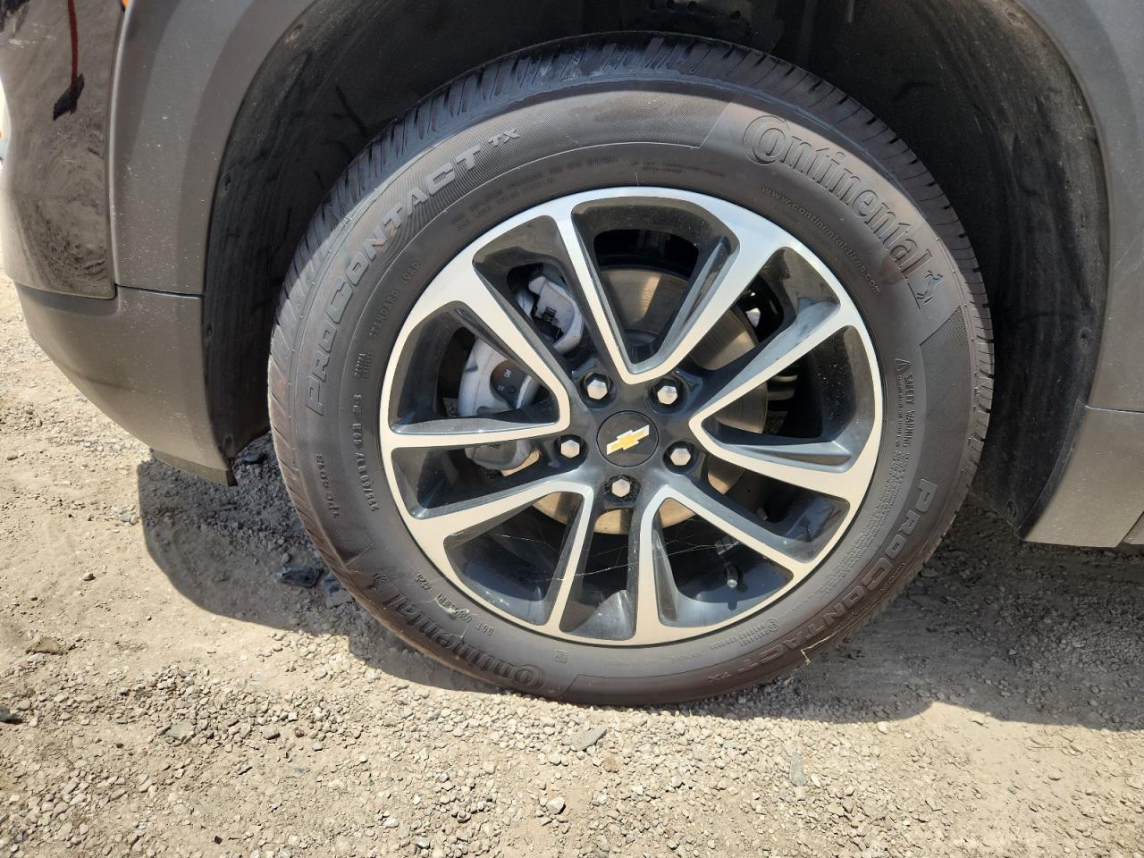 2026 Chevrolet Trailblazer Lt Black vin: KL79MPSL8TB131193 Damage: Left Front Tire, Worn, Replacement Required