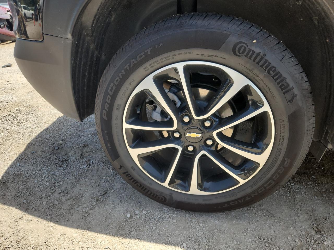 2026 Chevrolet Trailblazer Lt Black vin: KL79MPSL8TB131193 Damage: Right Rear Tire, Worn, Replacement Required