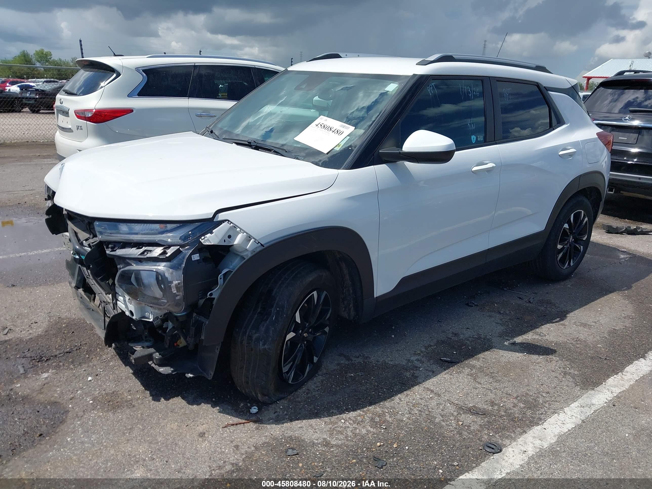 2023 Chevrolet Trailblazer Fwd Lt White vin: KL79MPSL9PB138837