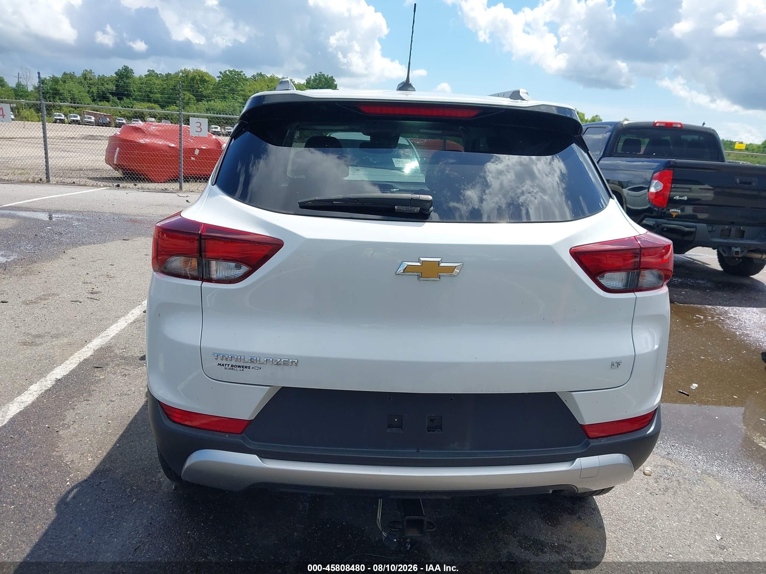 2023 Chevrolet Trailblazer Fwd Lt White vin: KL79MPSL9PB138837