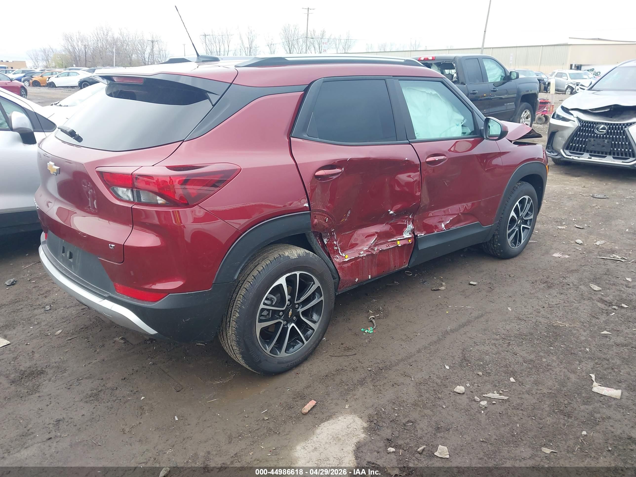 2025 Chevrolet Trailblazer Fwd Lt Red vin: KL79MPSP0SB032708