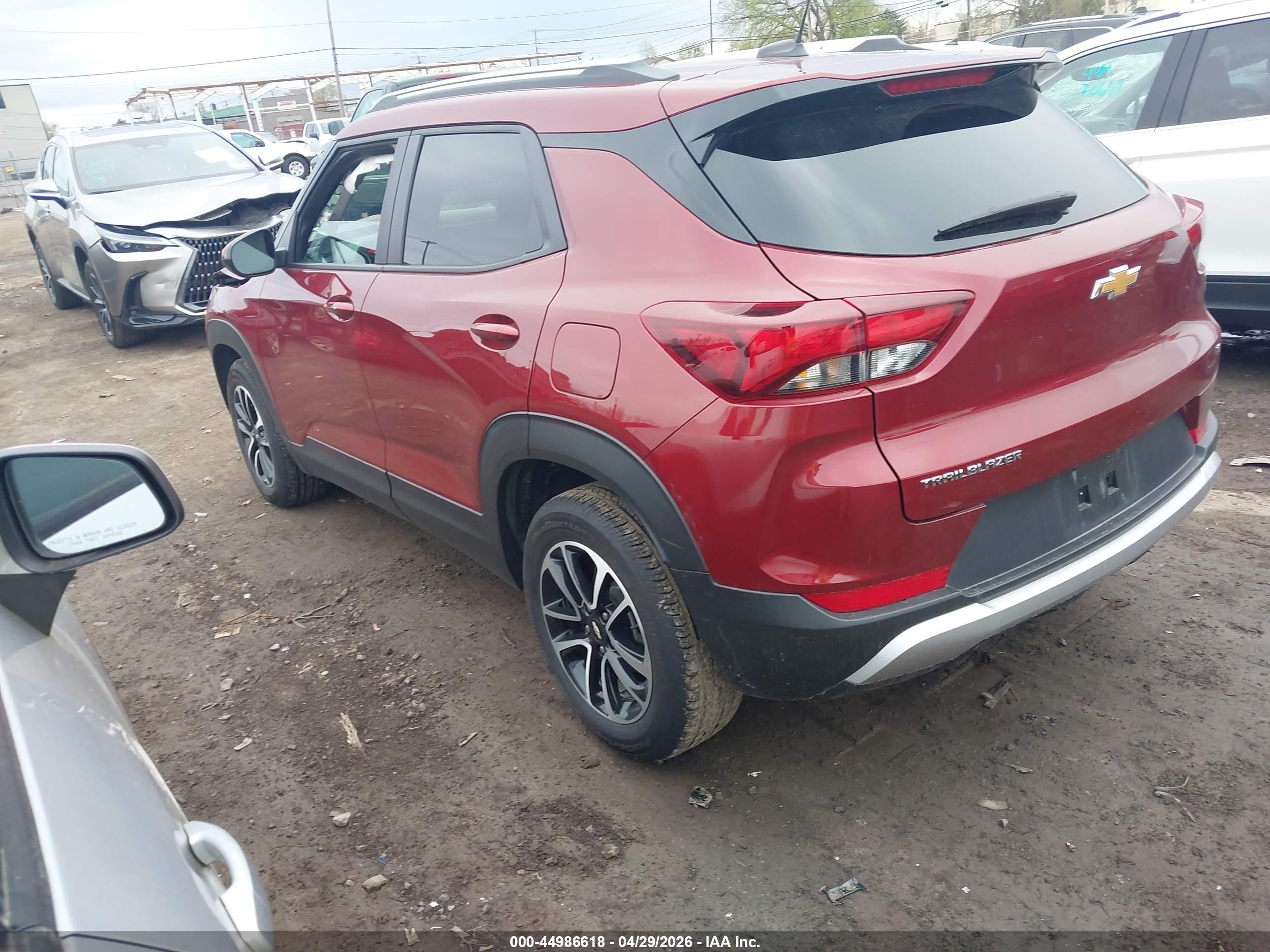 2025 Chevrolet Trailblazer Fwd Lt Red vin: KL79MPSP0SB032708