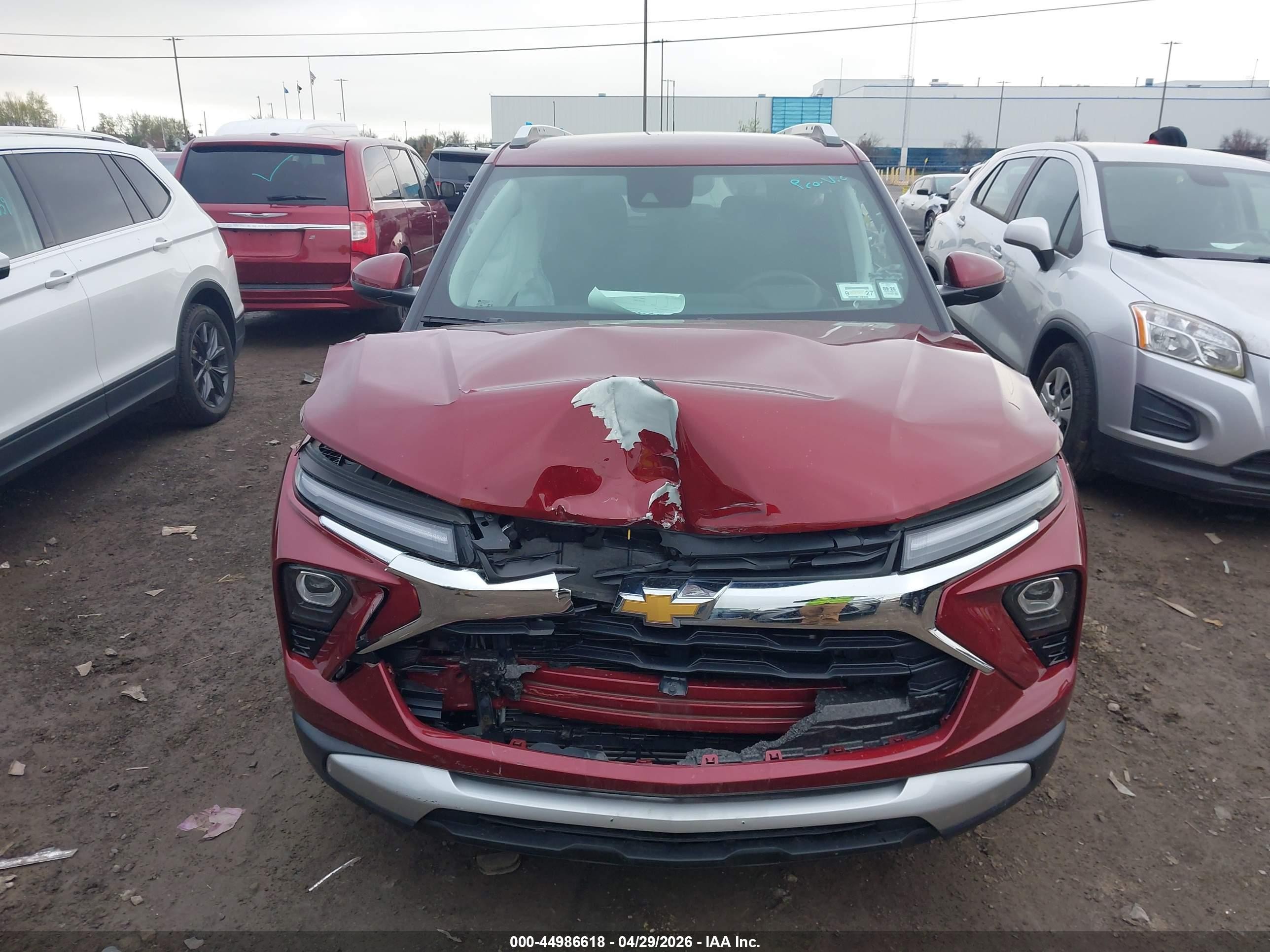 2025 Chevrolet Trailblazer Fwd Lt Red vin: KL79MPSP0SB032708