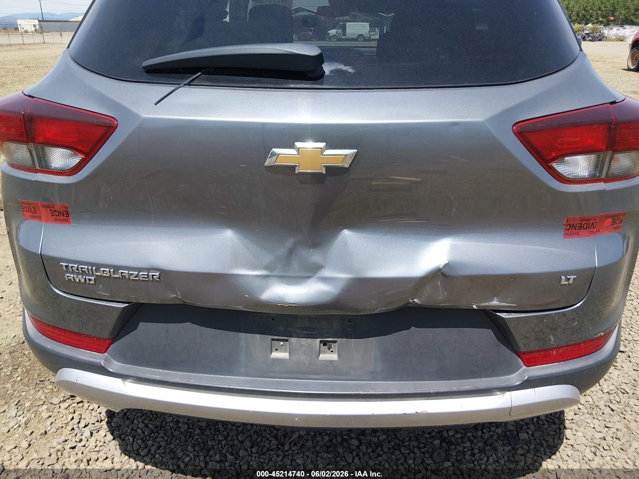 2021 Chevrolet Trailblazer Awd Lt Gray vin: KL79MRSL0MB165075