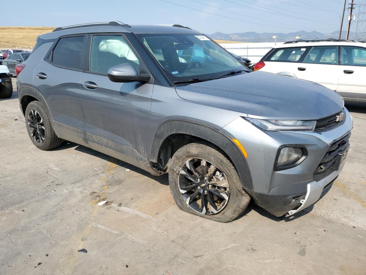 2022 Chevrolet Trailblazer Lt Gray vin: KL79MRSL2NB034117
