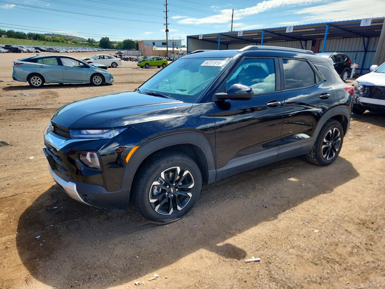 2021 Chevrolet Trailblazer Lt Black vin: KL79MRSL3MB123600