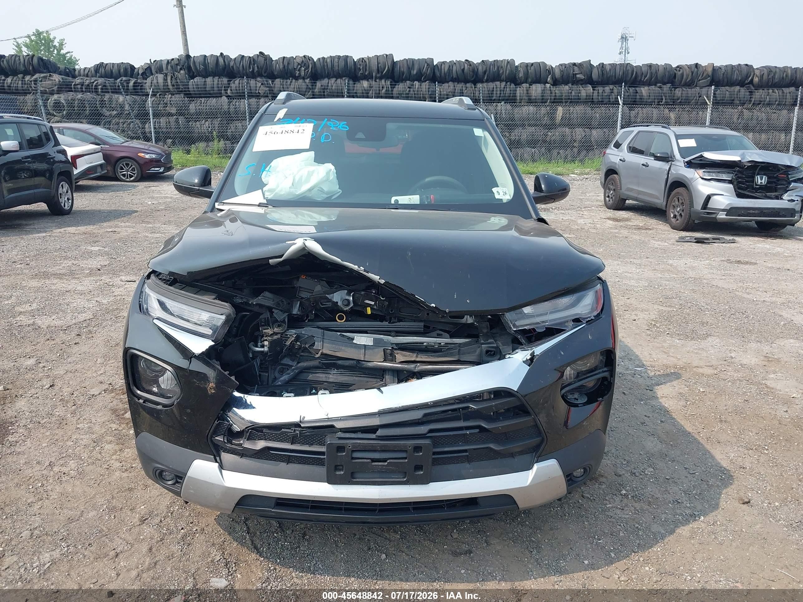 2022 Chevrolet Trailblazer Awd Lt Black vin: KL79MRSL4NB030179