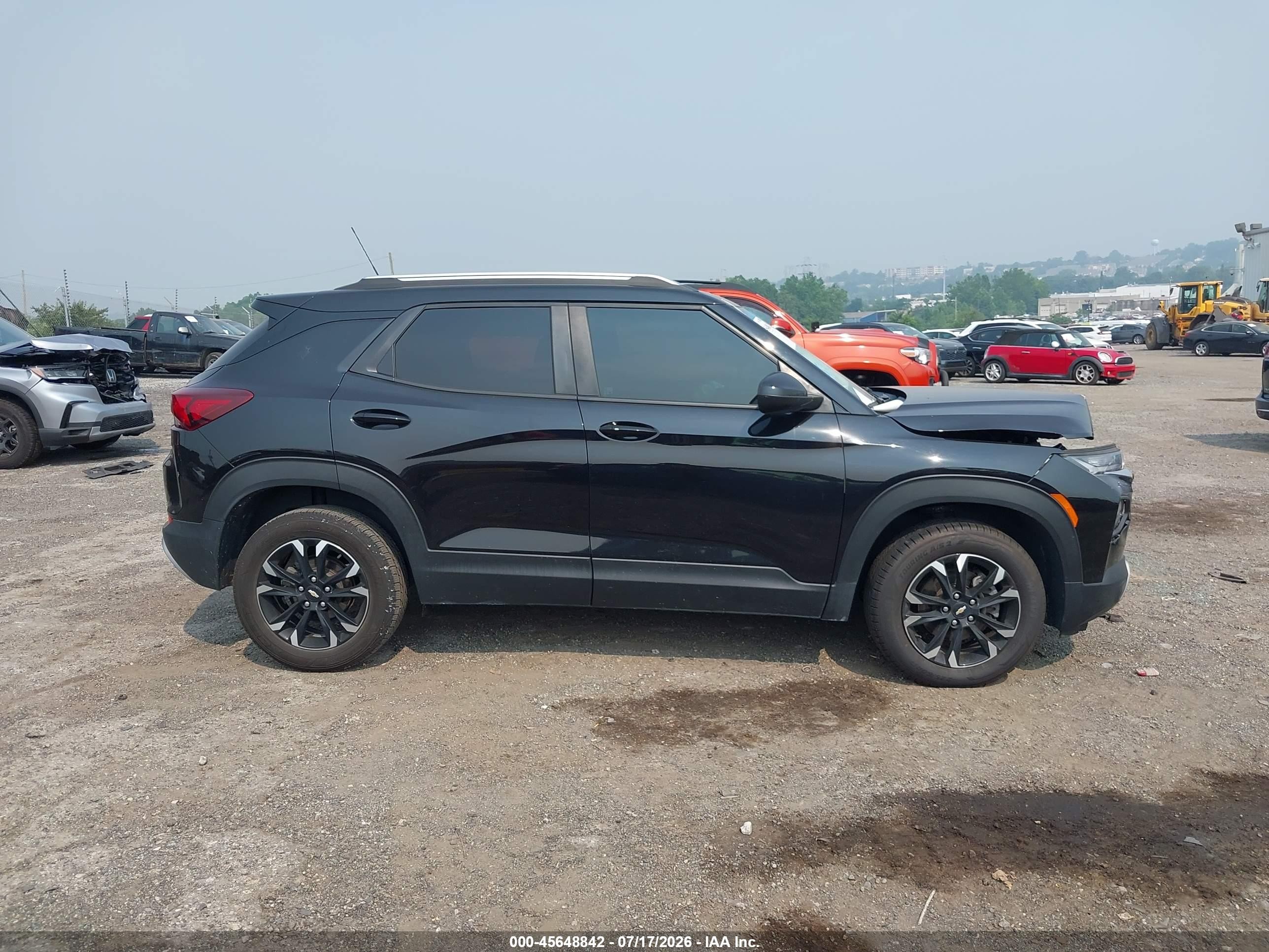 2022 Chevrolet Trailblazer Awd Lt Black vin: KL79MRSL4NB030179