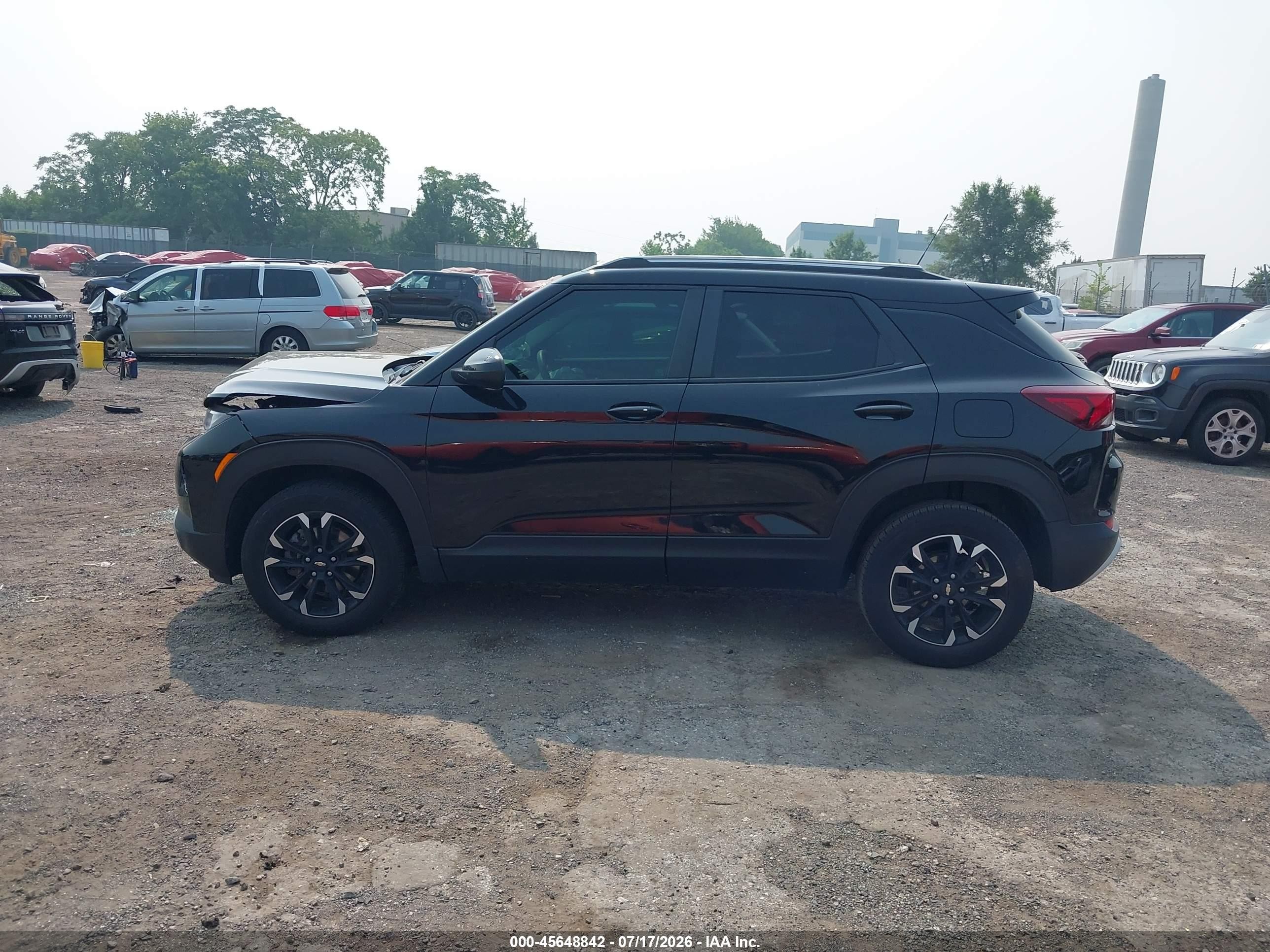 2022 Chevrolet Trailblazer Awd Lt Black vin: KL79MRSL4NB030179
