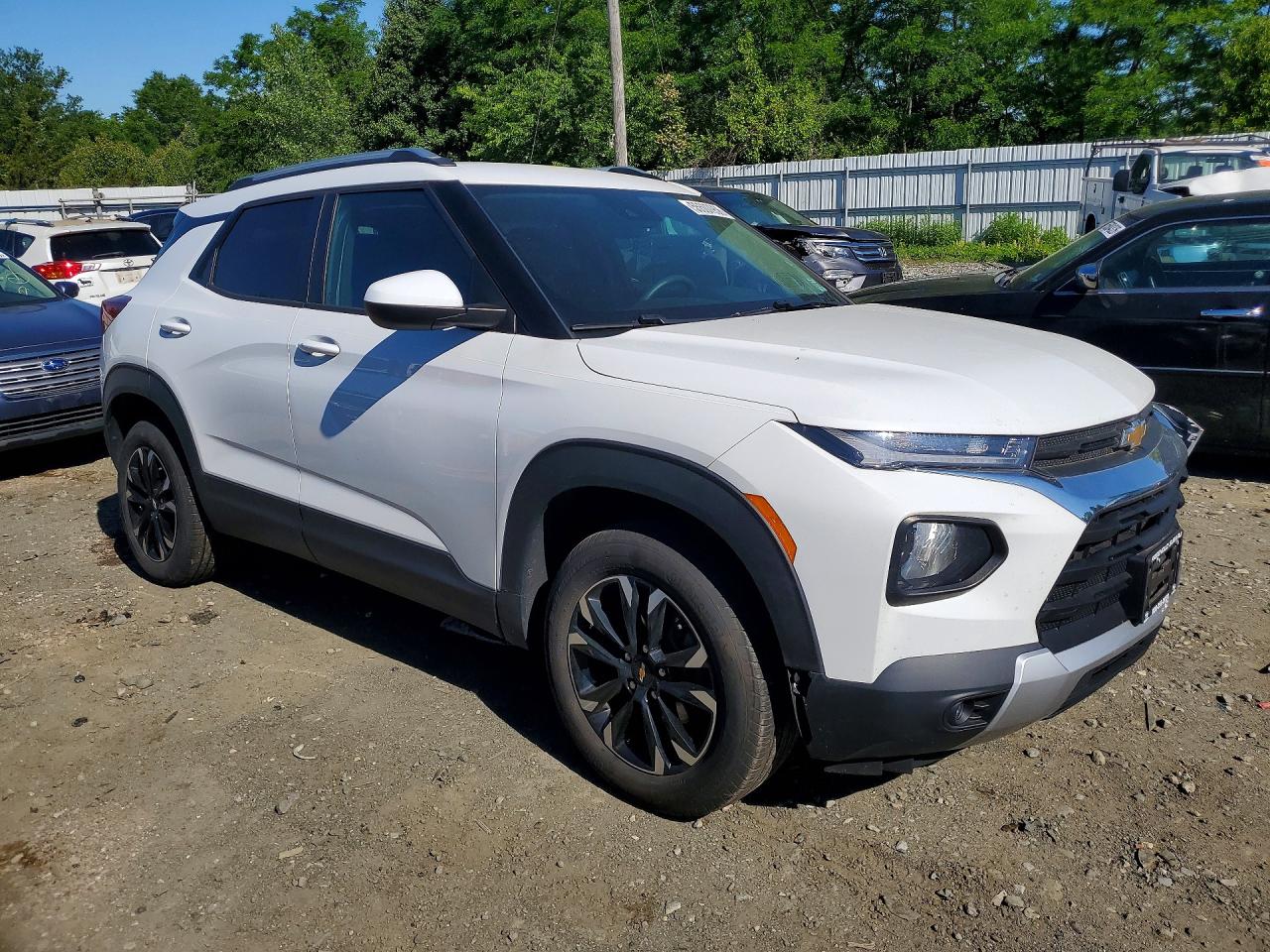 2022 Chevrolet Trailblazer Lt White vin: KL79MRSL4NB046303