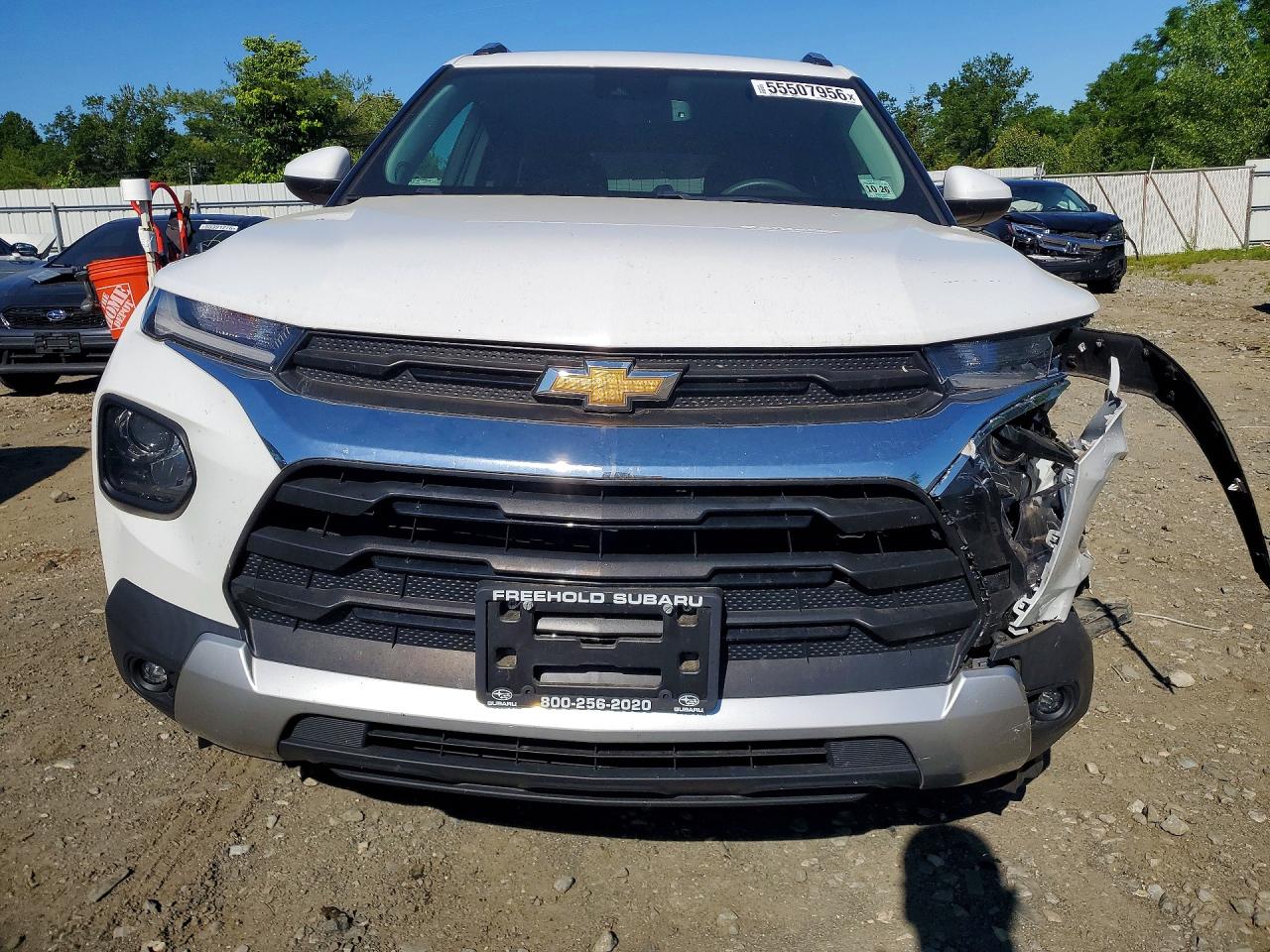 2022 Chevrolet Trailblazer Lt White vin: KL79MRSL4NB046303