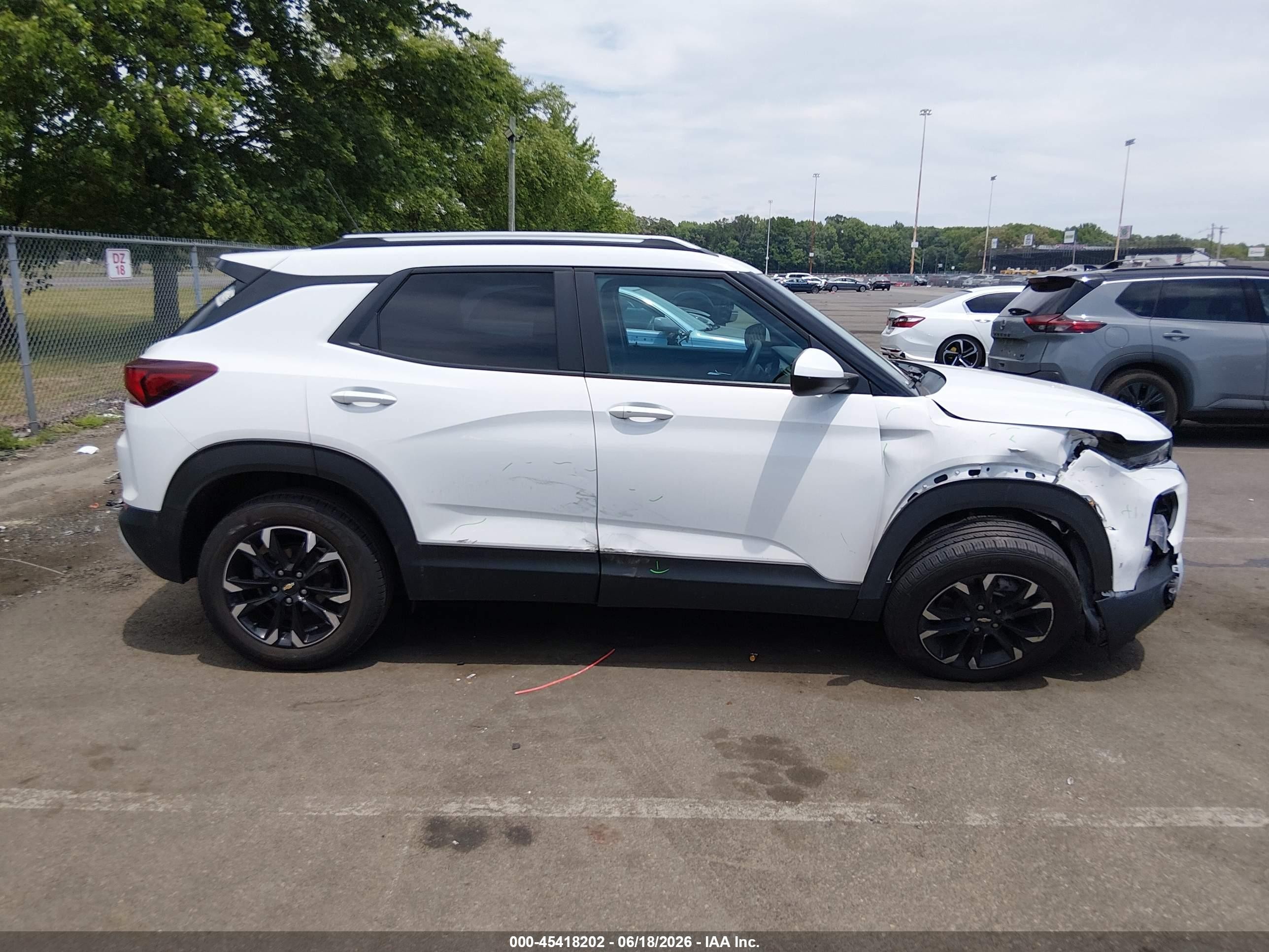 2023 Chevrolet Trailblazer Awd Lt Белый vin: KL79MRSL4PB079207