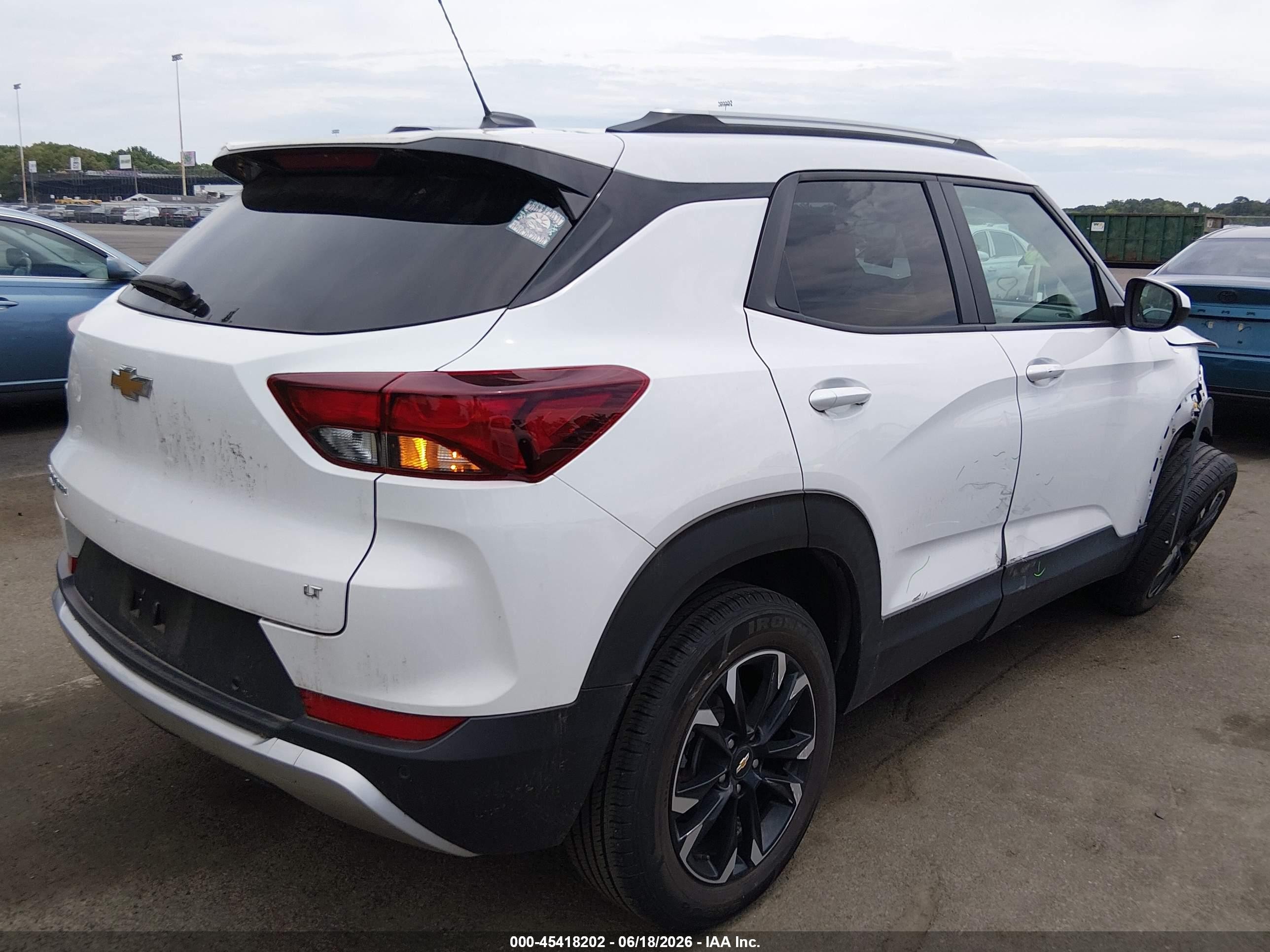 2023 Chevrolet Trailblazer Awd Lt Белый vin: KL79MRSL4PB079207