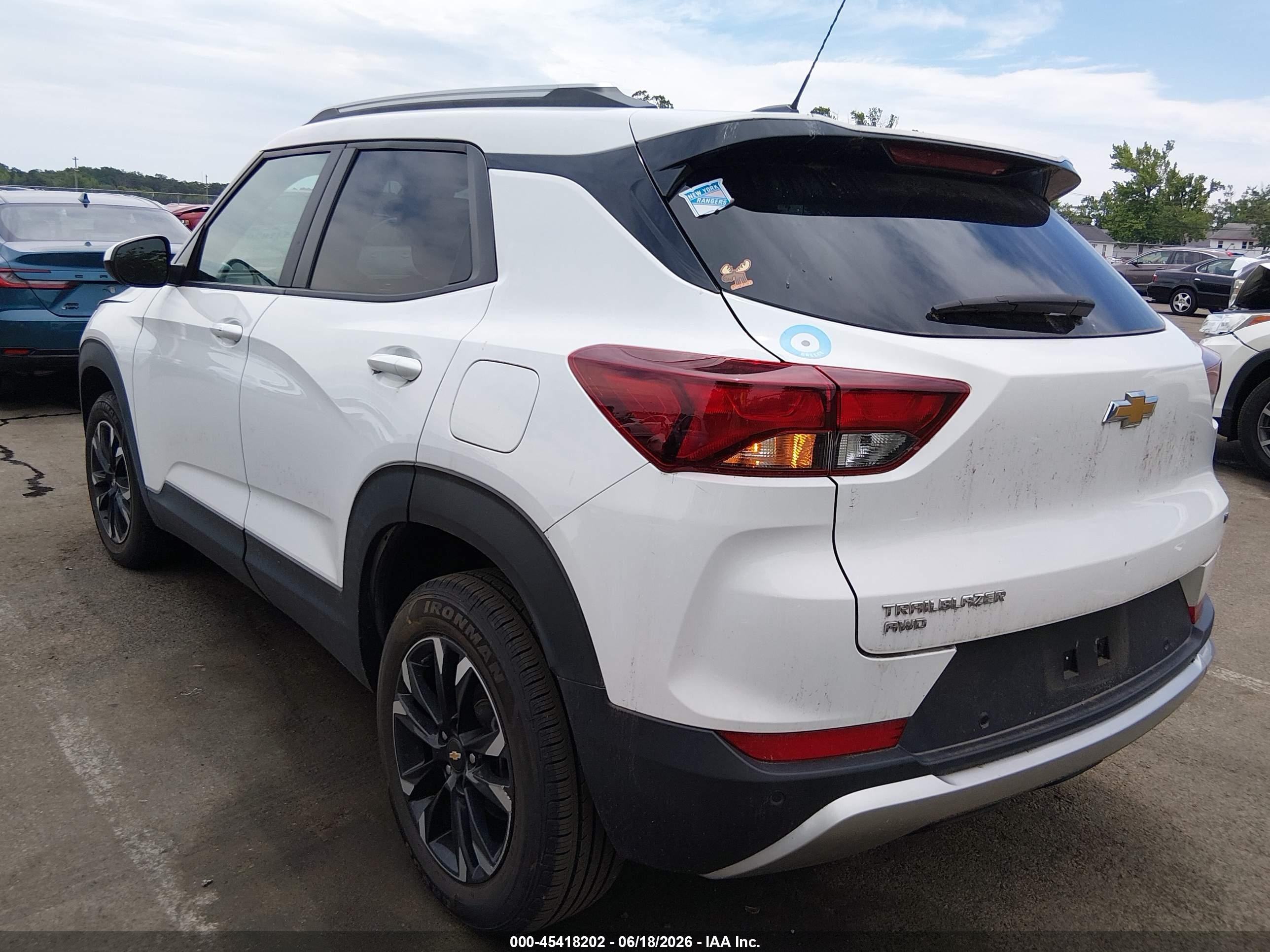2023 Chevrolet Trailblazer Awd Lt Белый vin: KL79MRSL4PB079207