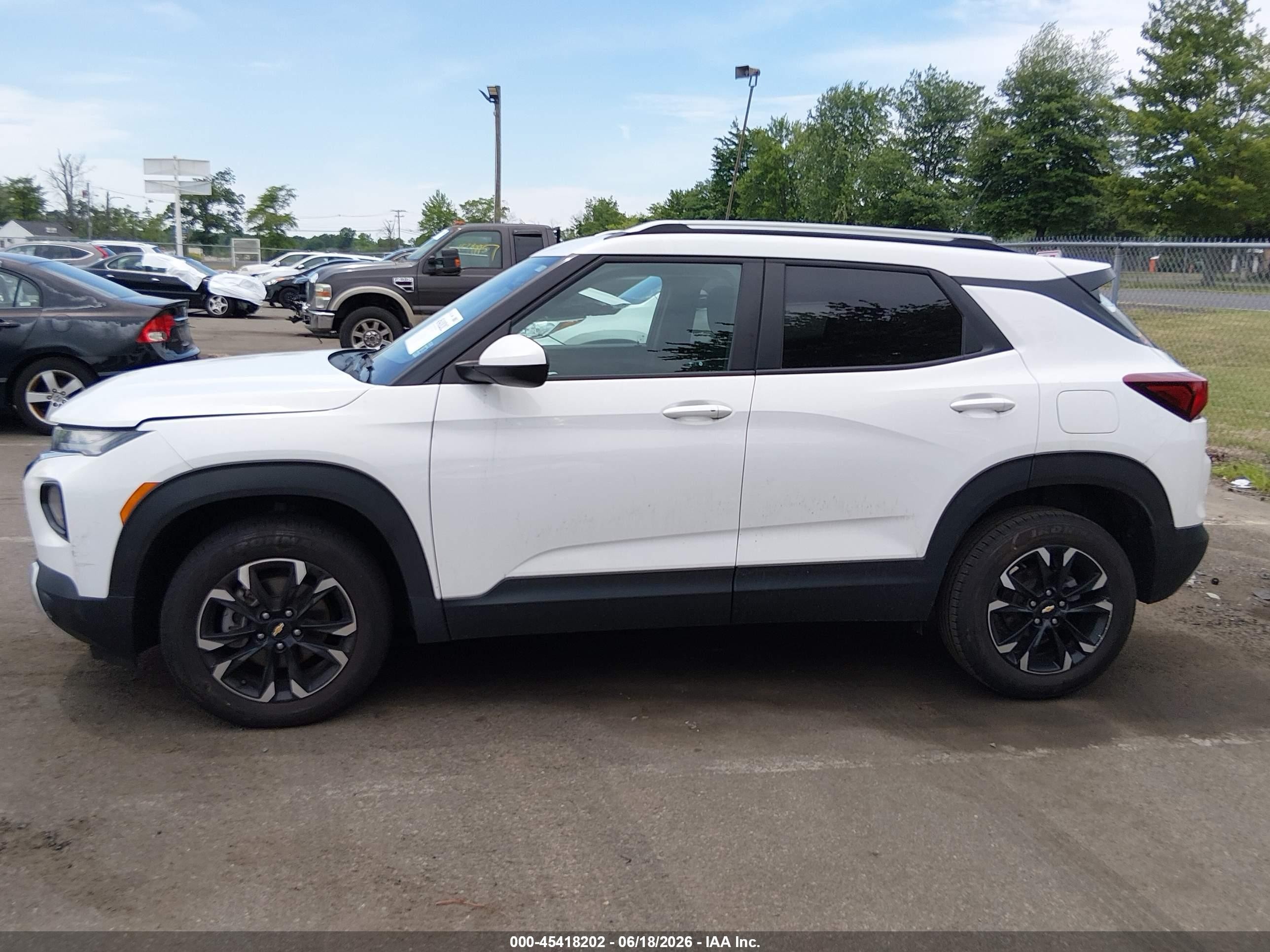 2023 Chevrolet Trailblazer Awd Lt Белый vin: KL79MRSL4PB079207