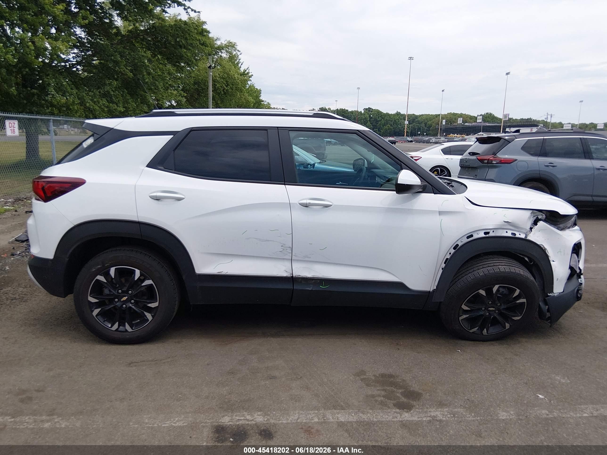 2023 Chevrolet Trailblazer Awd Lt Белый vin: KL79MRSL4PB079207