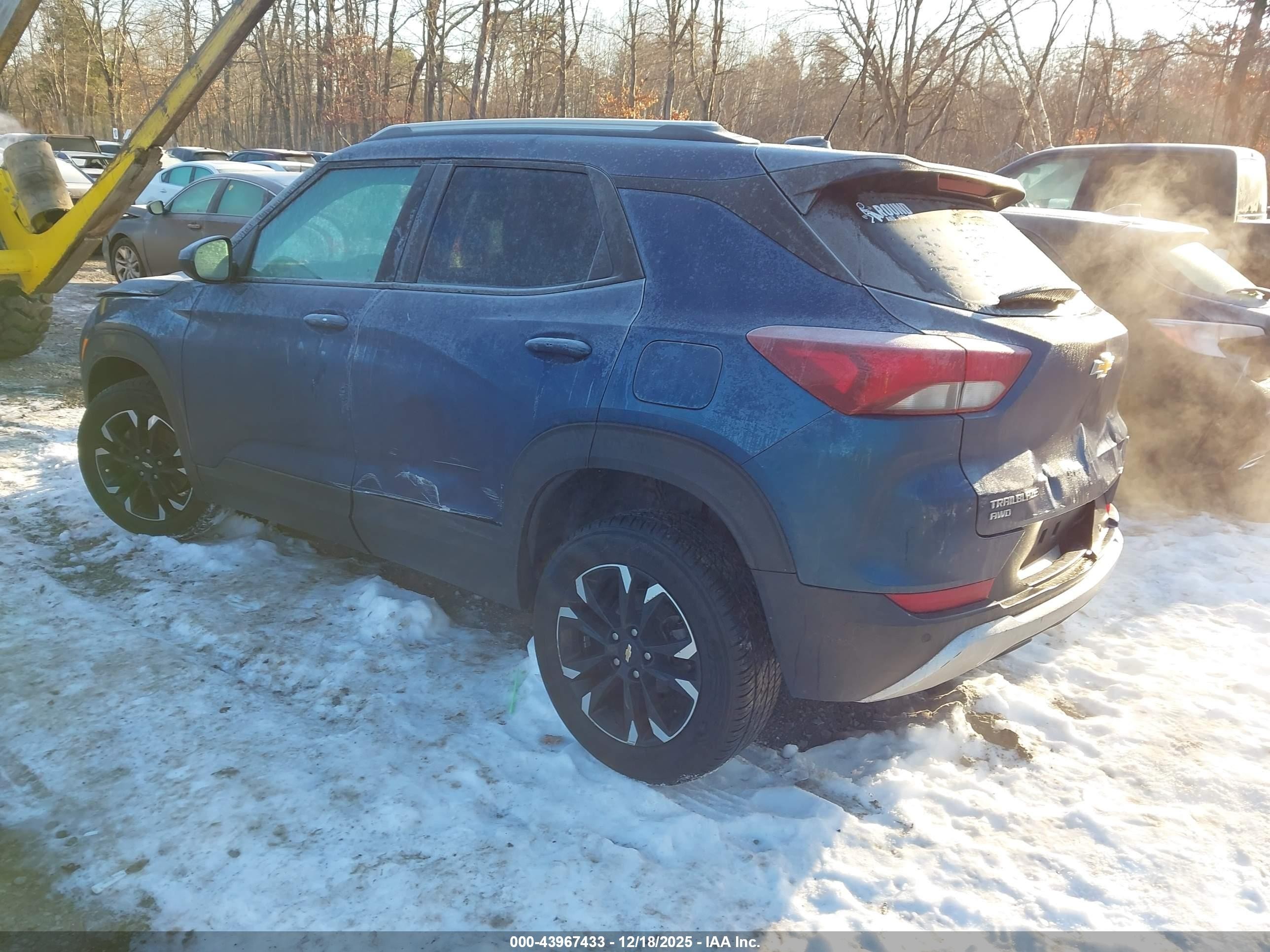 2021 Chevrolet Trailblazer Awd Lt Blue vin: KL79MRSL5MB009386