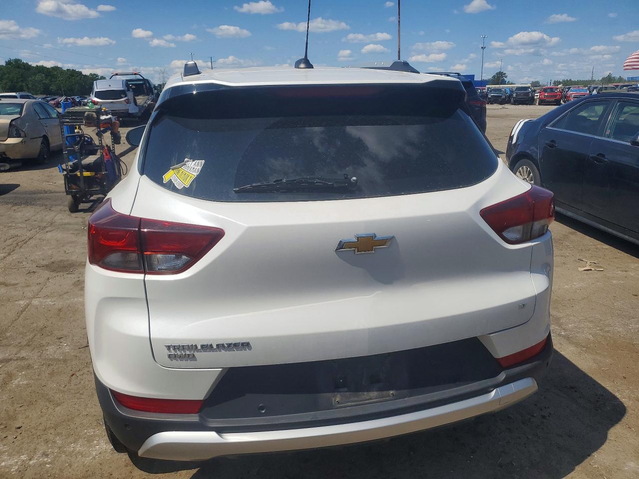 2021 Chevrolet Trailblazer Lt White vin: KL79MRSL6MB176971