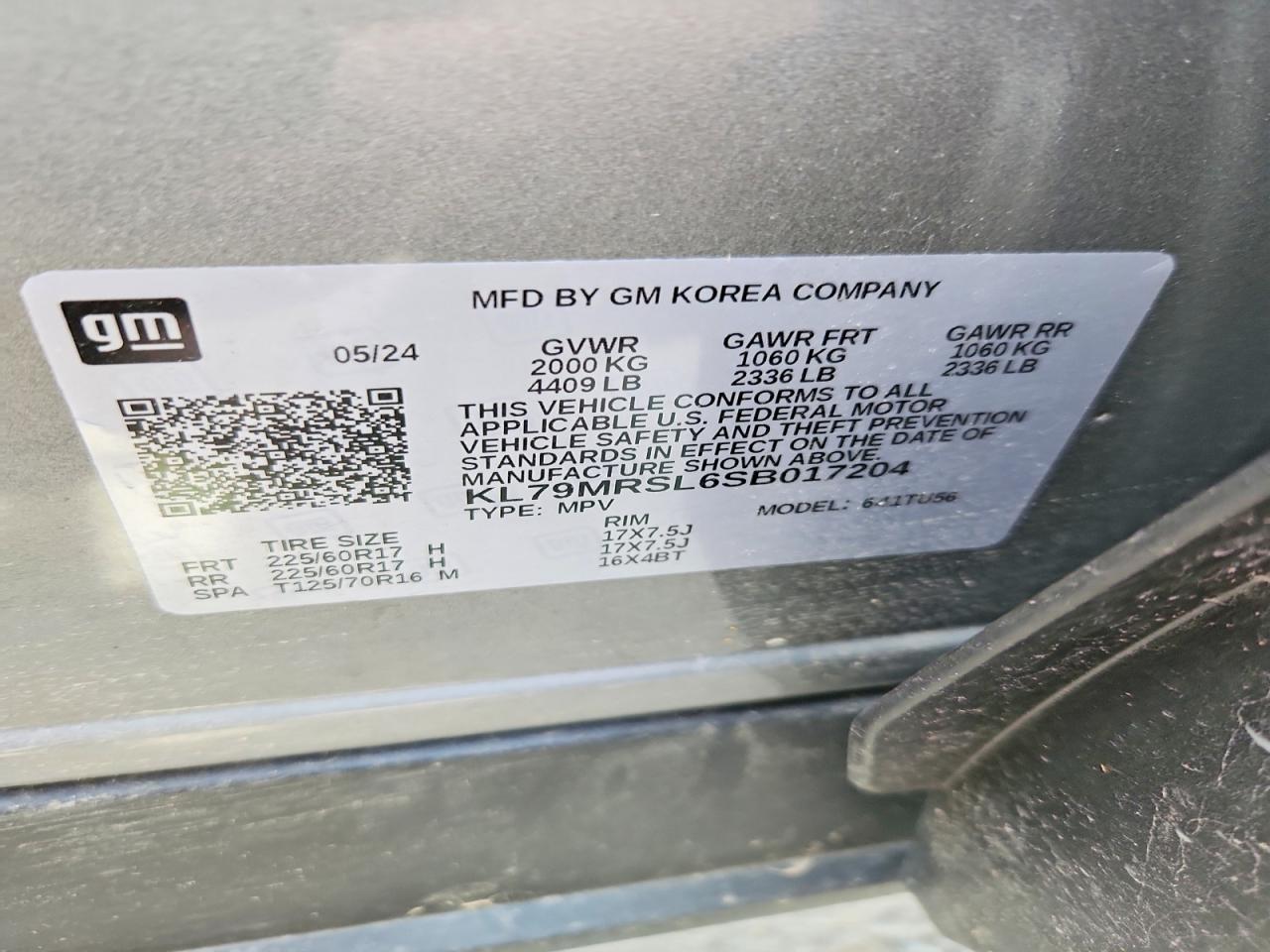 2025 Chevrolet Trailblazer Lt Silver vin: KL79MRSL6SB017204
