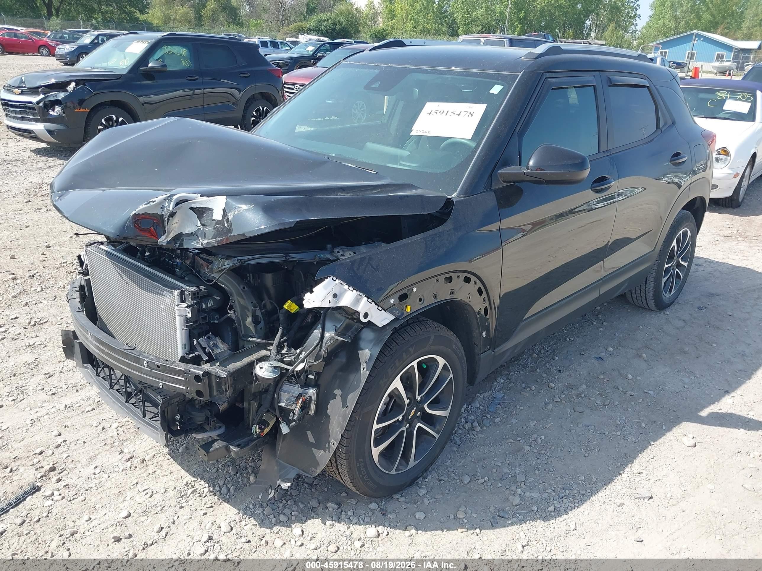 2025 Chevrolet Trailblazer Awd Lt Черный vin: KL79MRSL6SB121885