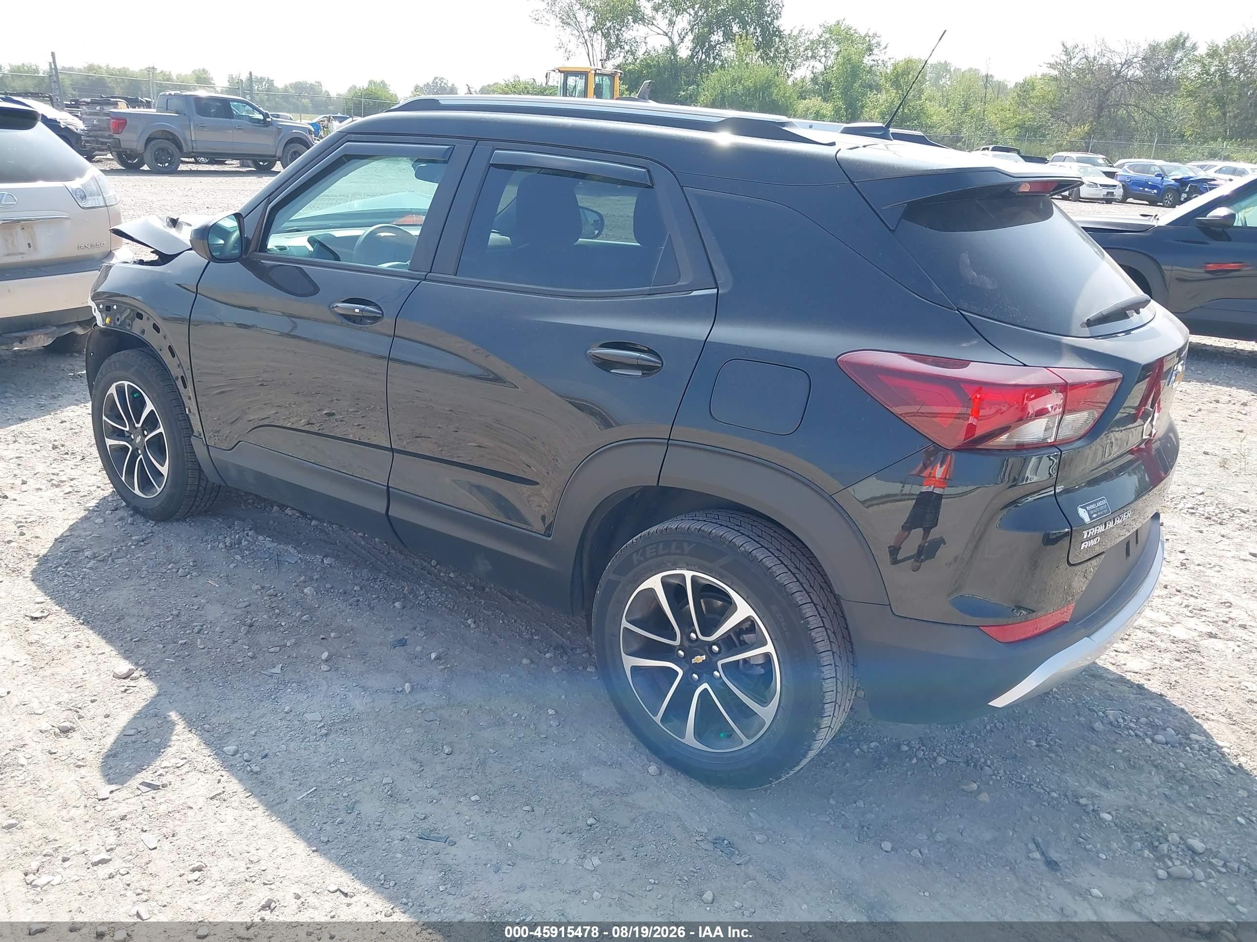 2025 Chevrolet Trailblazer Awd Lt Черный vin: KL79MRSL6SB121885