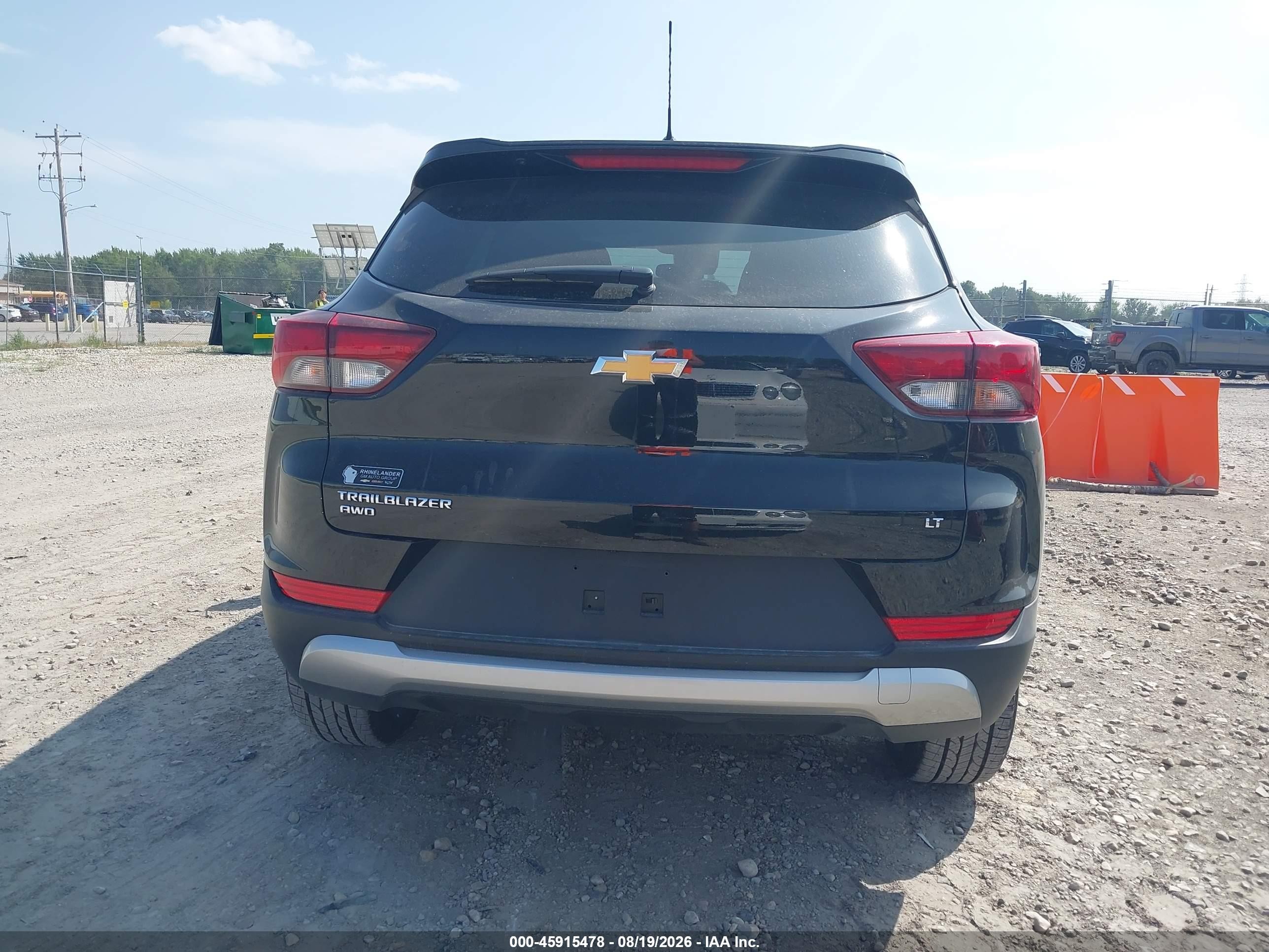 2025 Chevrolet Trailblazer Awd Lt Черный vin: KL79MRSL6SB121885