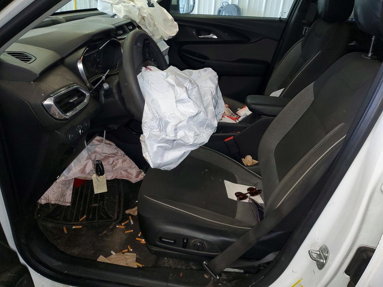2022 Chevrolet Trailblazer Lt White vin: KL79MRSL7NB020505