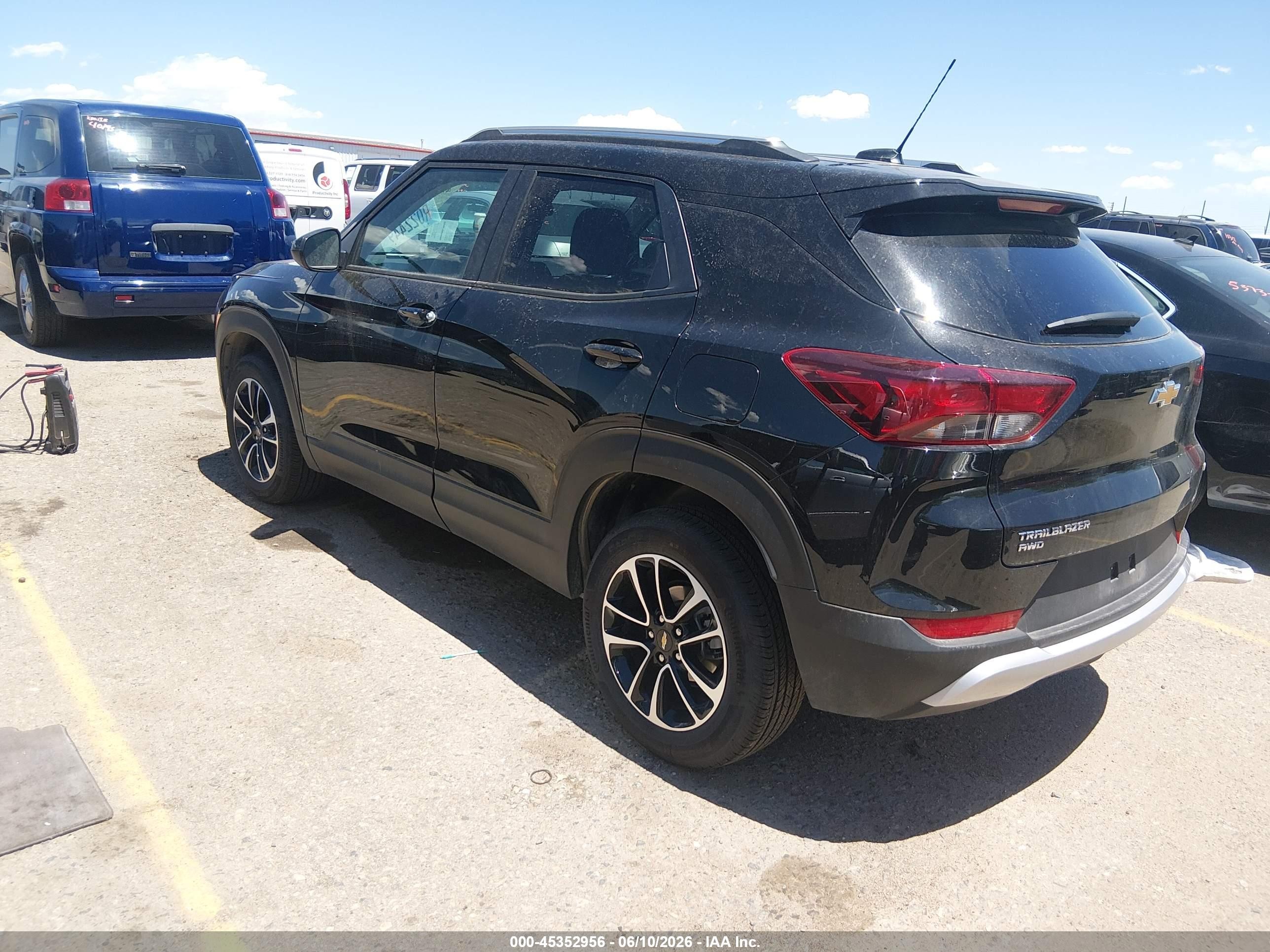 2026 Chevrolet Trailblazer Awd Lt Black vin: KL79MRSL8TB101512