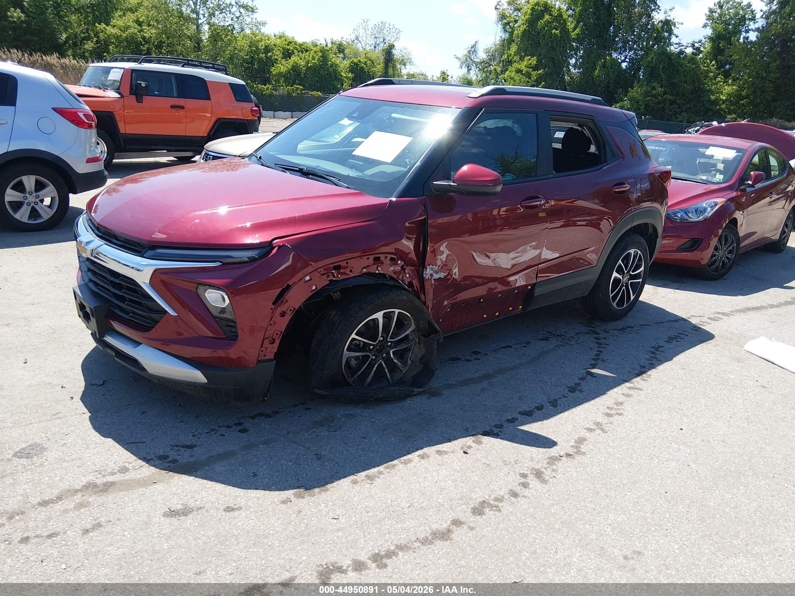 2024 Chevrolet Trailblazer Awd Lt Red vin: KL79MRSLXRB159243