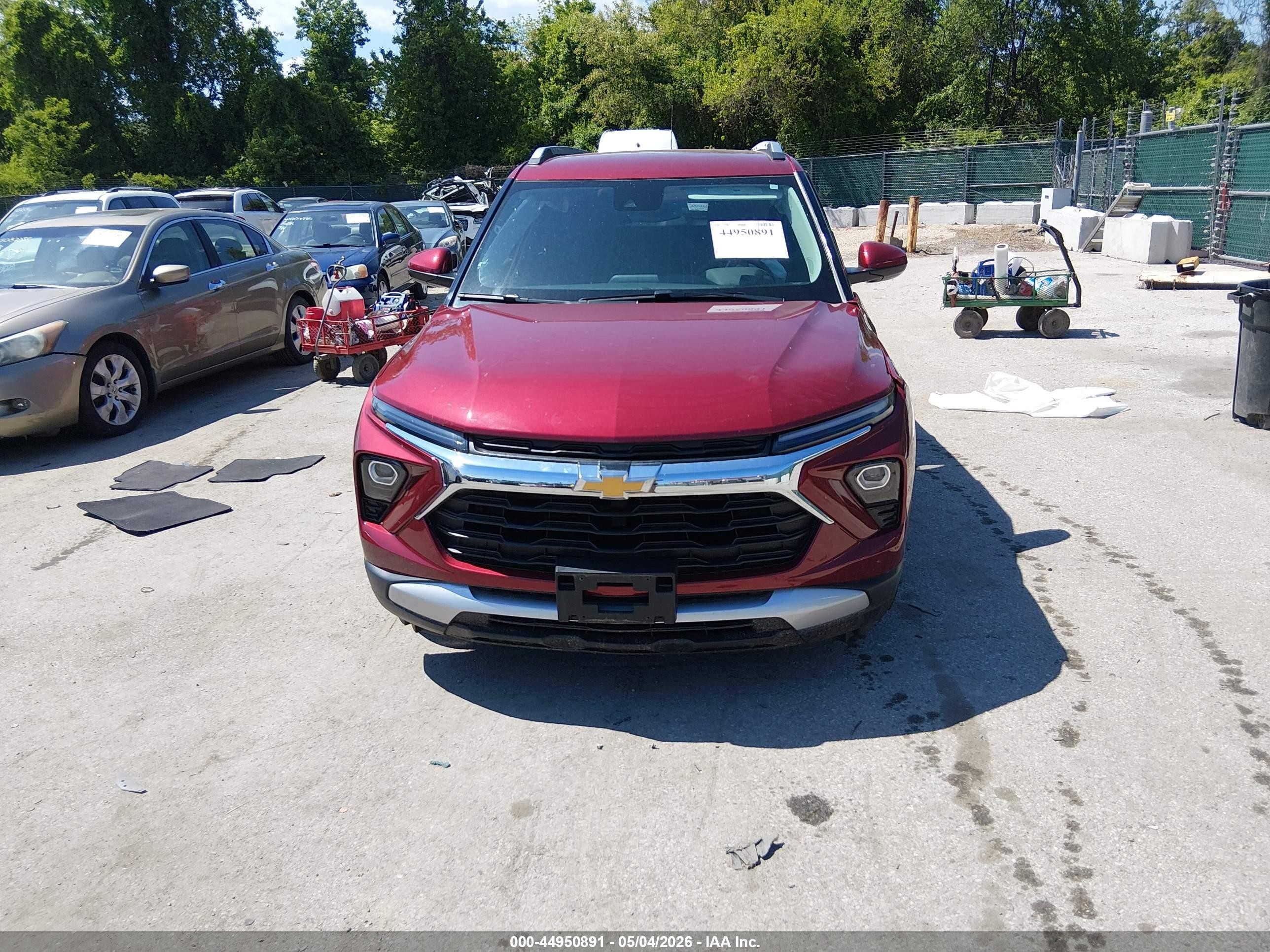 2024 Chevrolet Trailblazer Awd Lt Red vin: KL79MRSLXRB159243