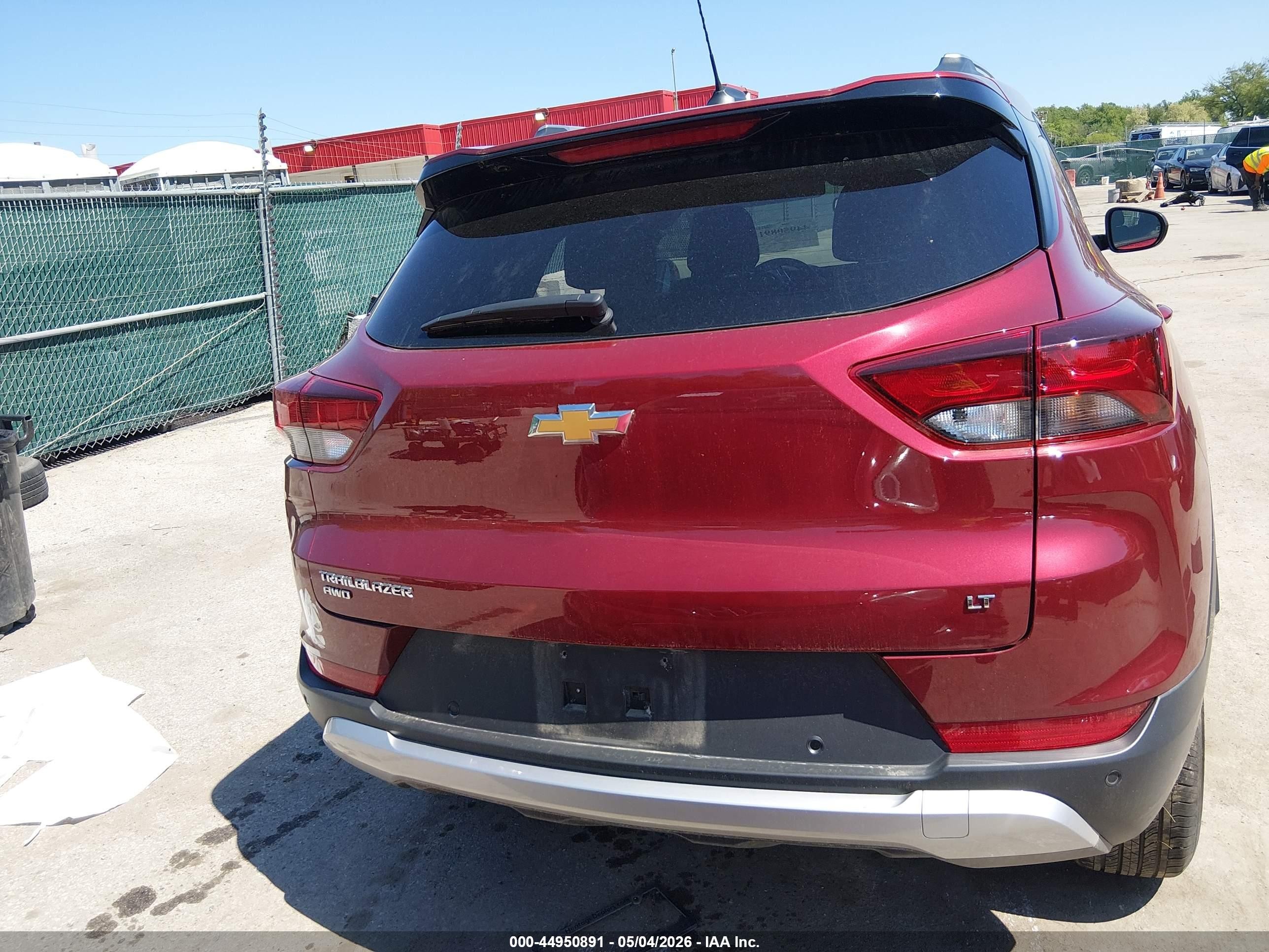 2024 Chevrolet Trailblazer Awd Lt Red vin: KL79MRSLXRB159243