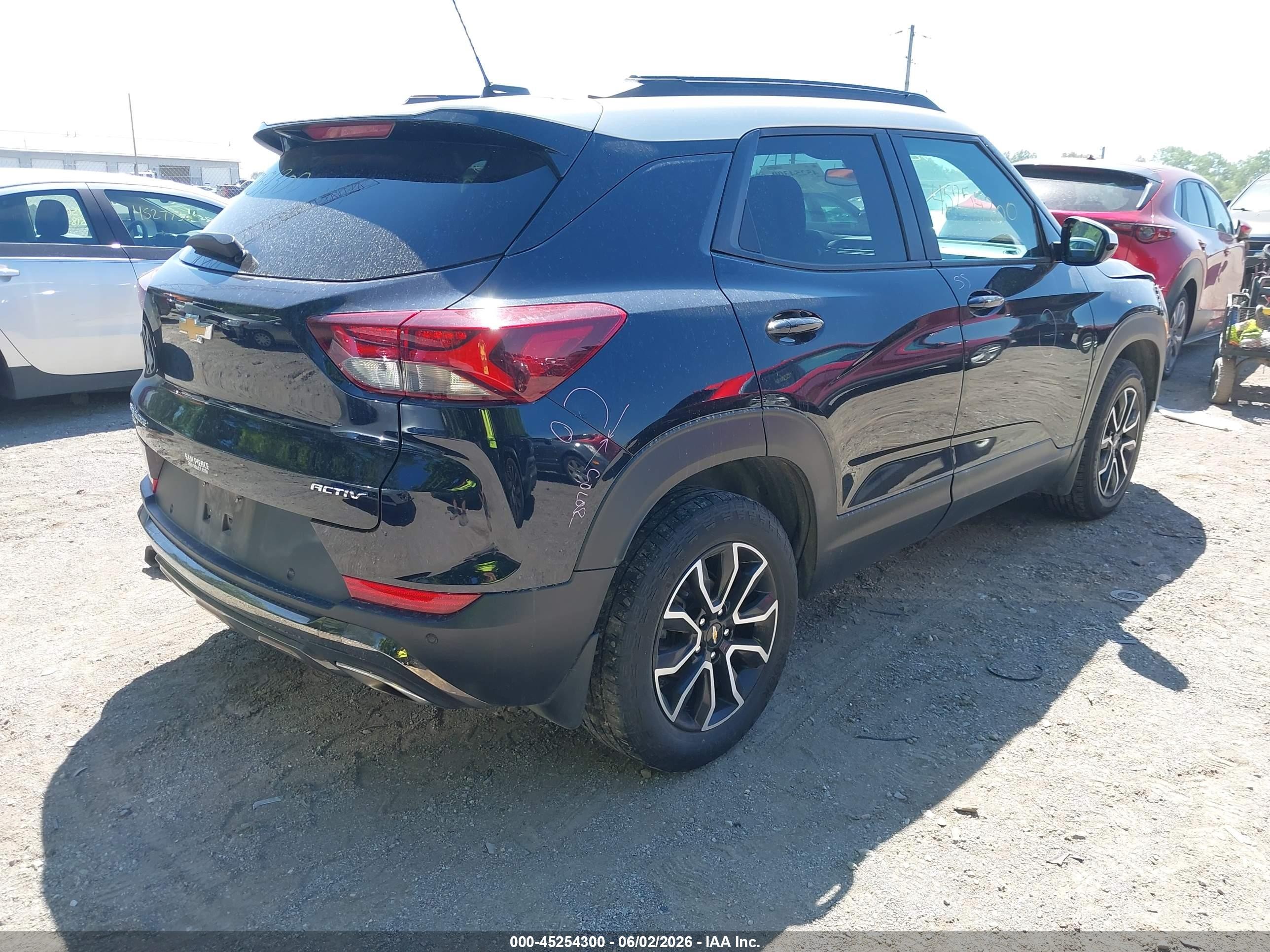 2021 Chevrolet Trailblazer Awd Activ Dark Blue vin: KL79MSSL2MB074395