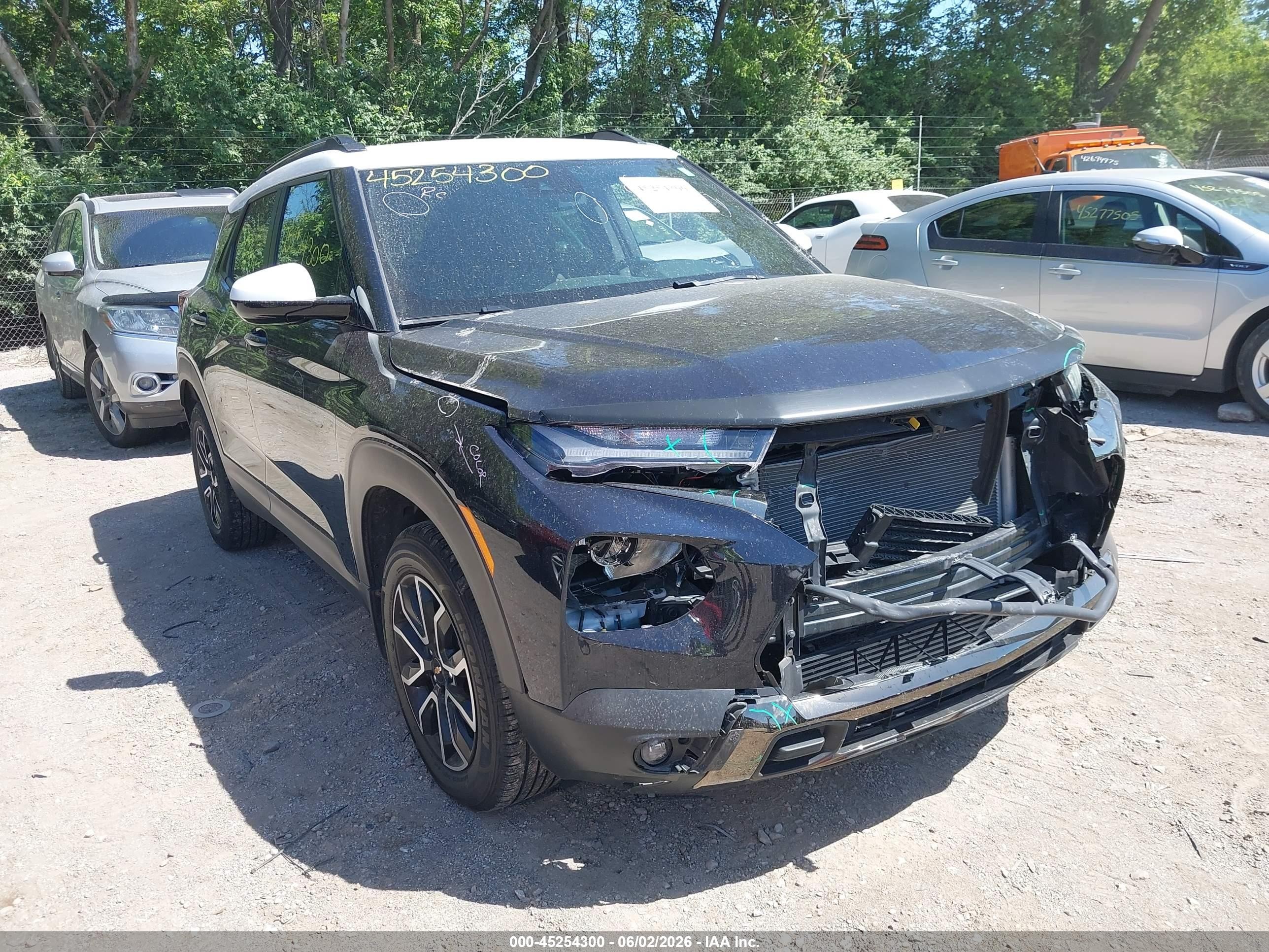 2021 Chevrolet Trailblazer Awd Activ Dark Blue vin: KL79MSSL2MB074395