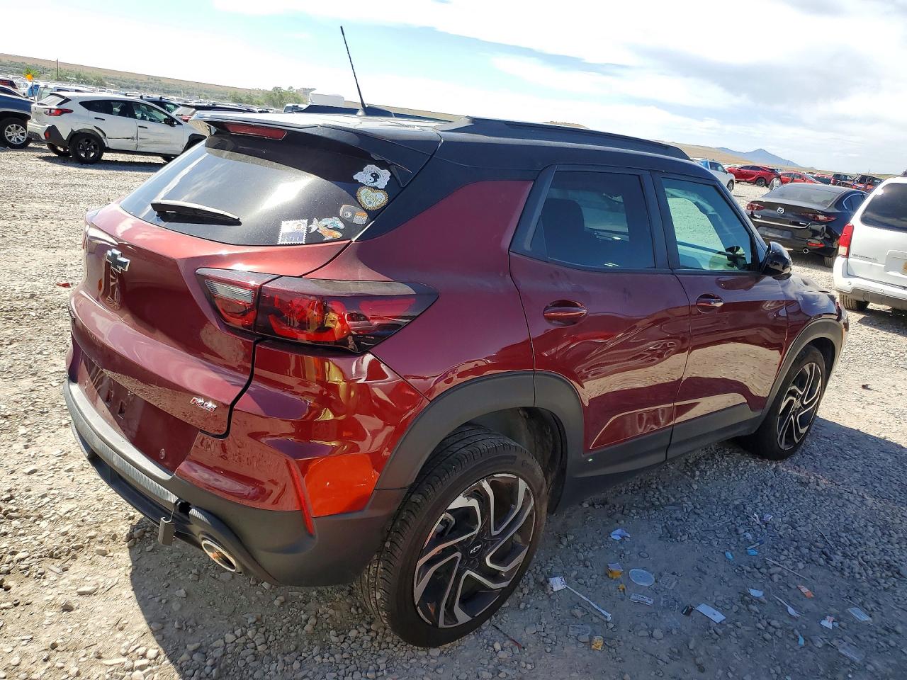 2025 Chevrolet Trailblazer Rs Red vin: KL79MTSL0SB078562