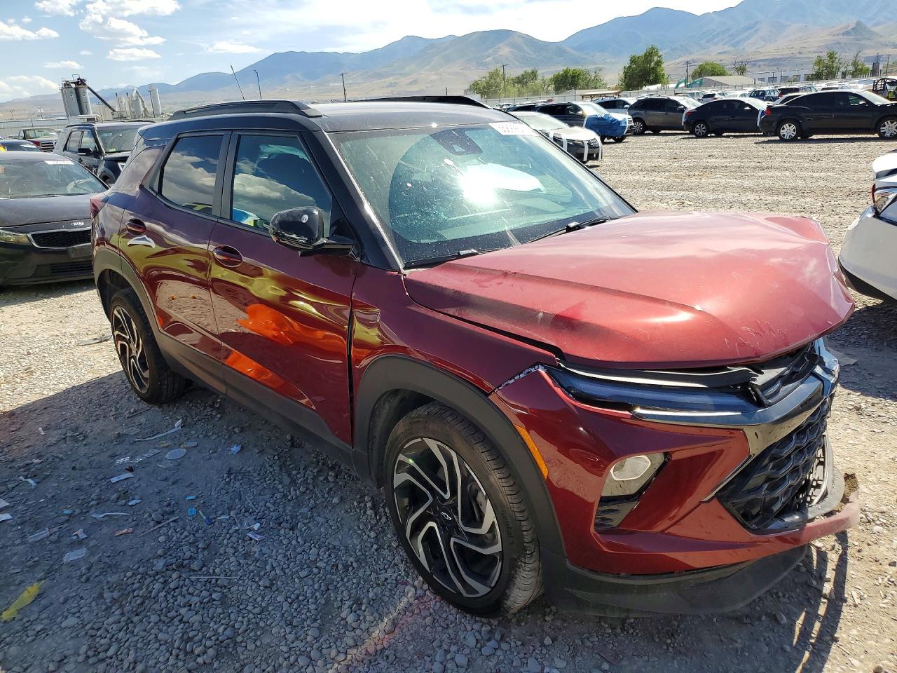 2025 Chevrolet Trailblazer Rs Red vin: KL79MTSL0SB078562