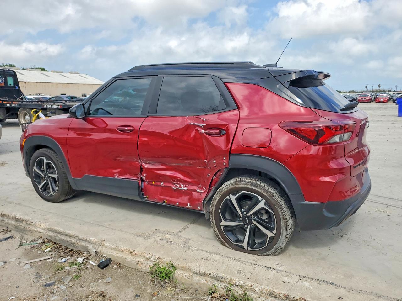 2021 Chevrolet Trailblazer Rs Red vin: KL79MTSL1MB082168