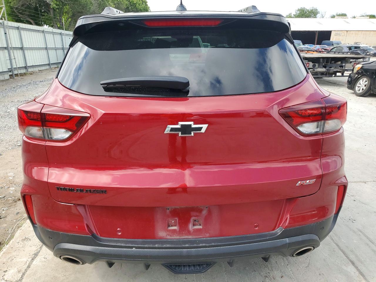 2021 Chevrolet Trailblazer Rs Red vin: KL79MTSL1MB082168
