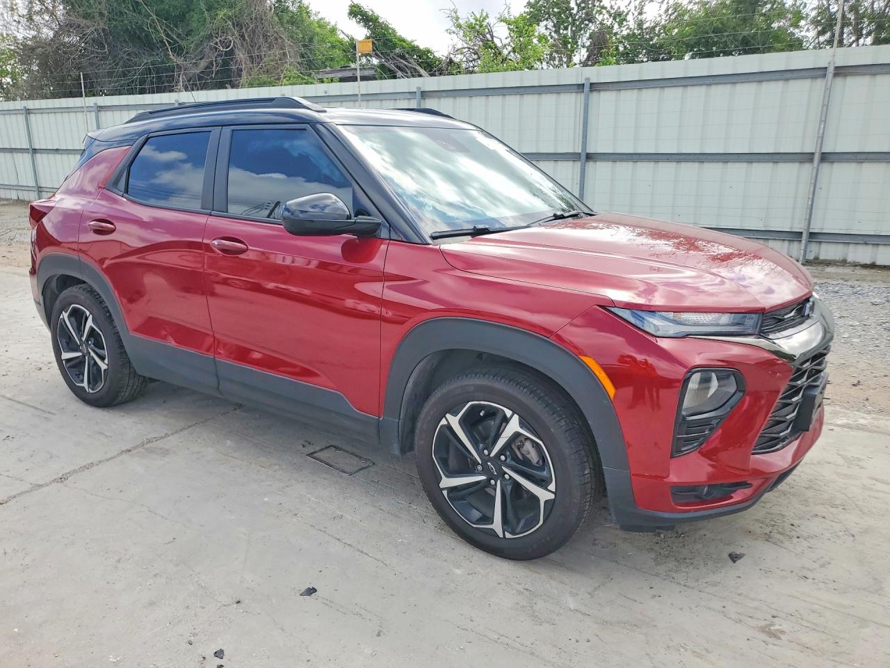 2021 Chevrolet Trailblazer Rs Red vin: KL79MTSL1MB082168