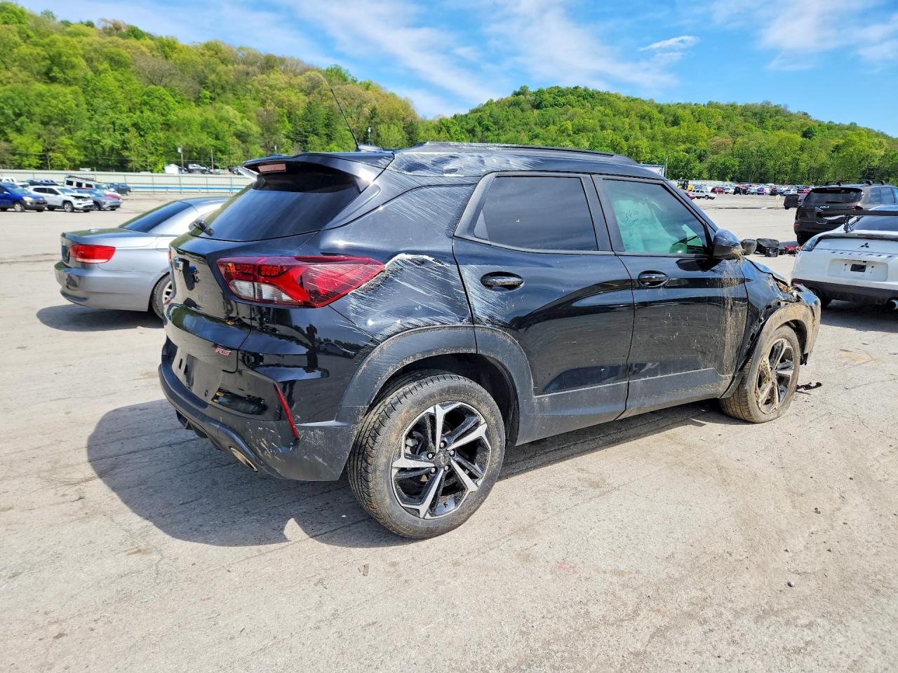2022 Chevrolet Trailblazer Rs Black vin: KL79MTSL1NB109628