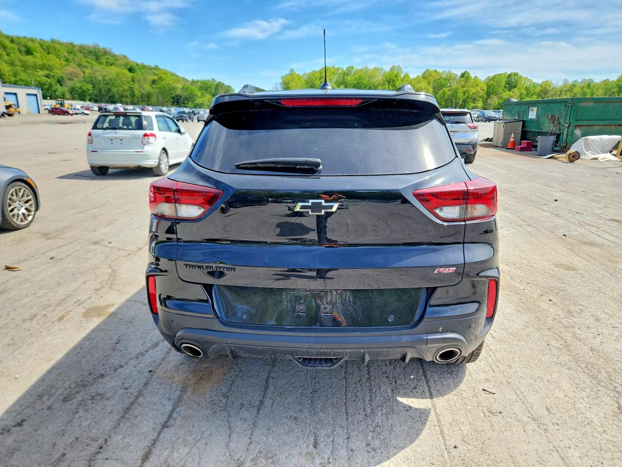 2022 Chevrolet Trailblazer Rs Black vin: KL79MTSL1NB109628