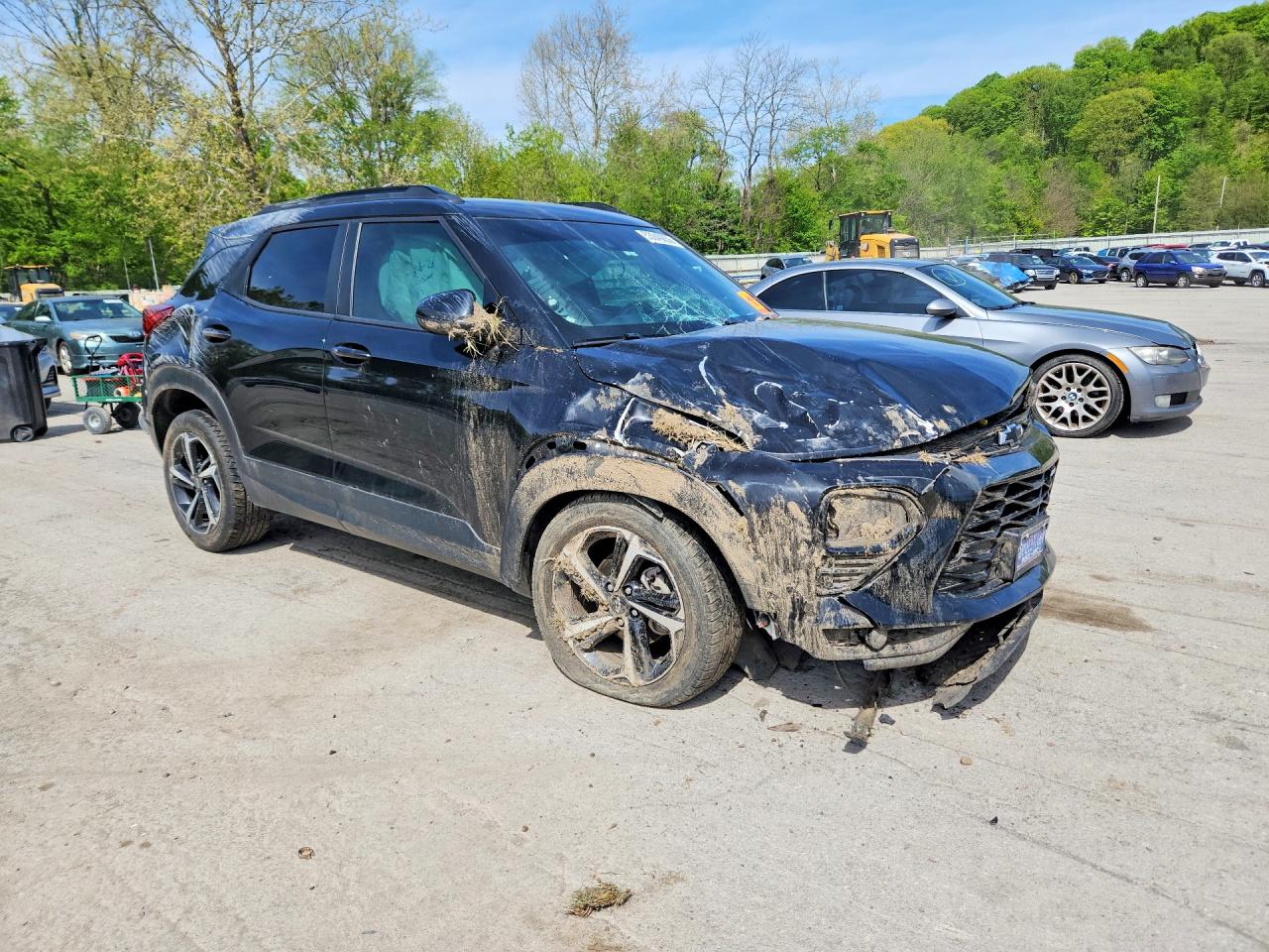 2022 Chevrolet Trailblazer Rs Black vin: KL79MTSL1NB109628