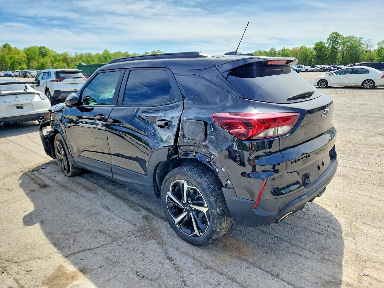 2022 Chevrolet Trailblazer Rs Black vin: KL79MTSL1NB109628